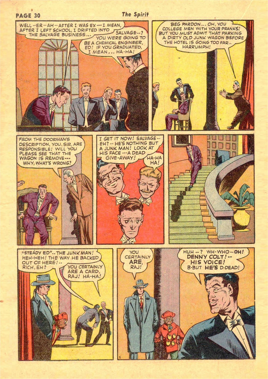Read online The Spirit (1944) comic -  Issue #3 - 32