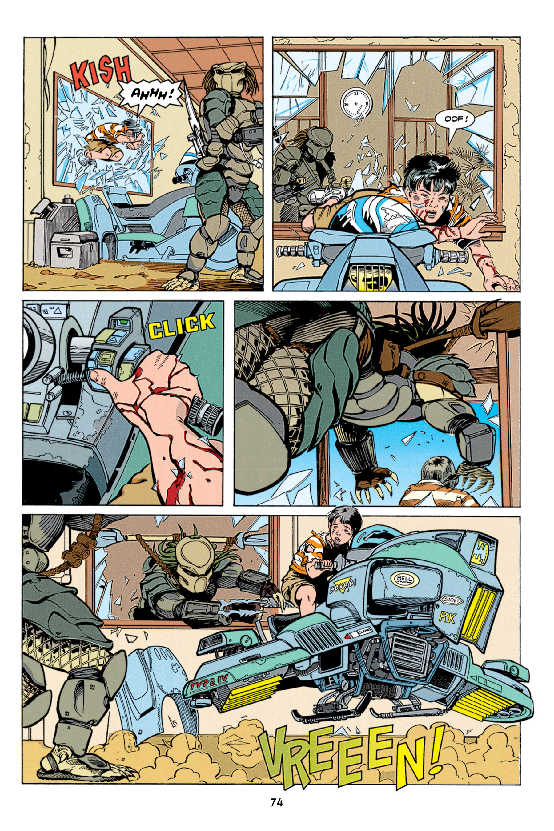 Read online Aliens vs. Predator Omnibus comic -  Issue # _TPB 1 Part 1 - 74