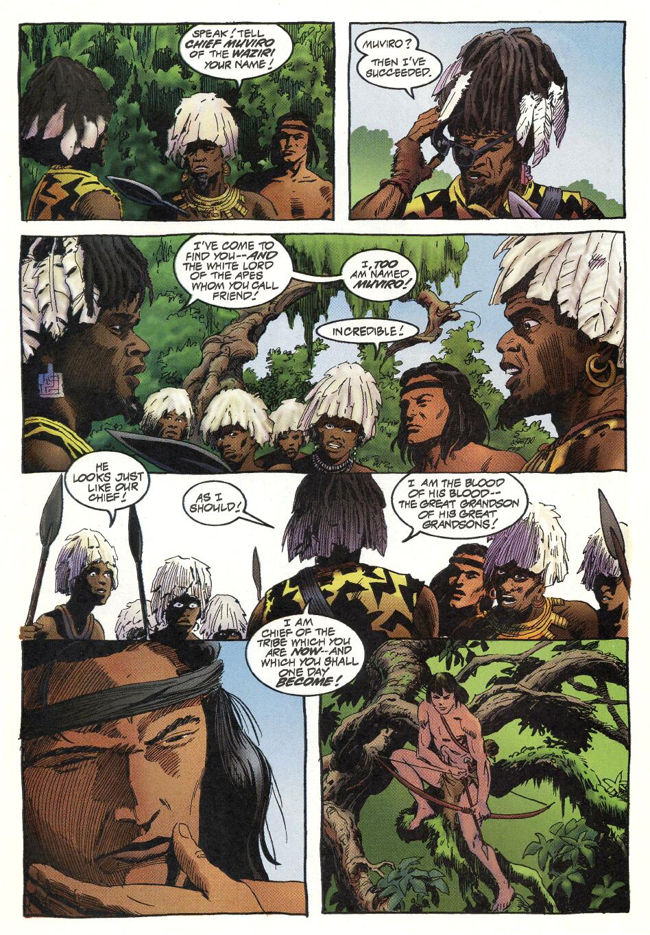 Read online Tarzan (1996) comic -  Issue #17 - 16