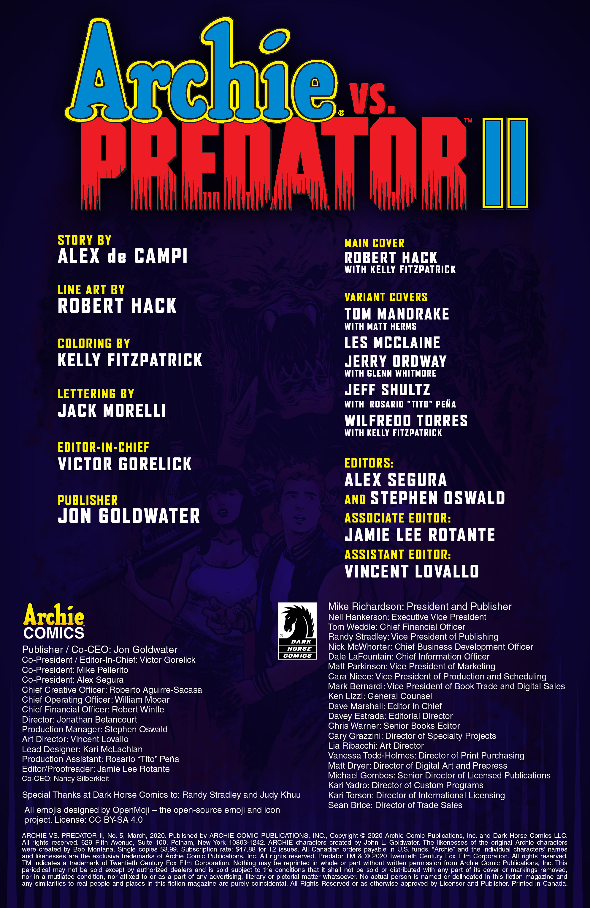 Read online Archie vs. Predator II comic -  Issue #5 - 2