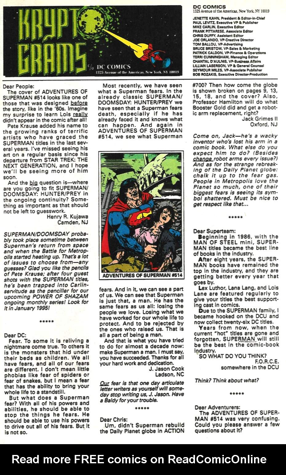 Read online Adventures of Superman (1987) comic -  Issue #517 - 24
