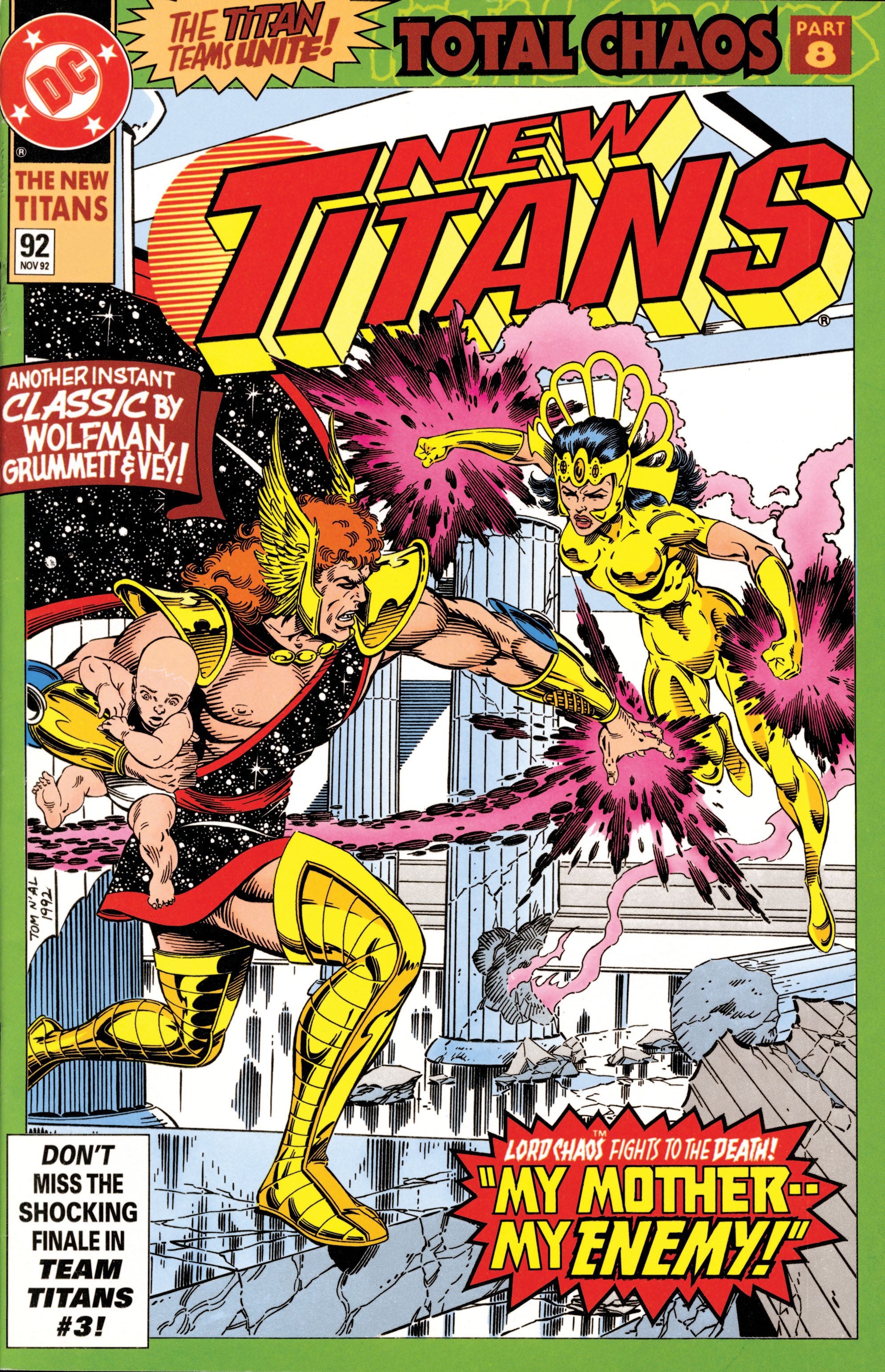 Read online The New Titans (1988) comic -  Issue #92 - 1