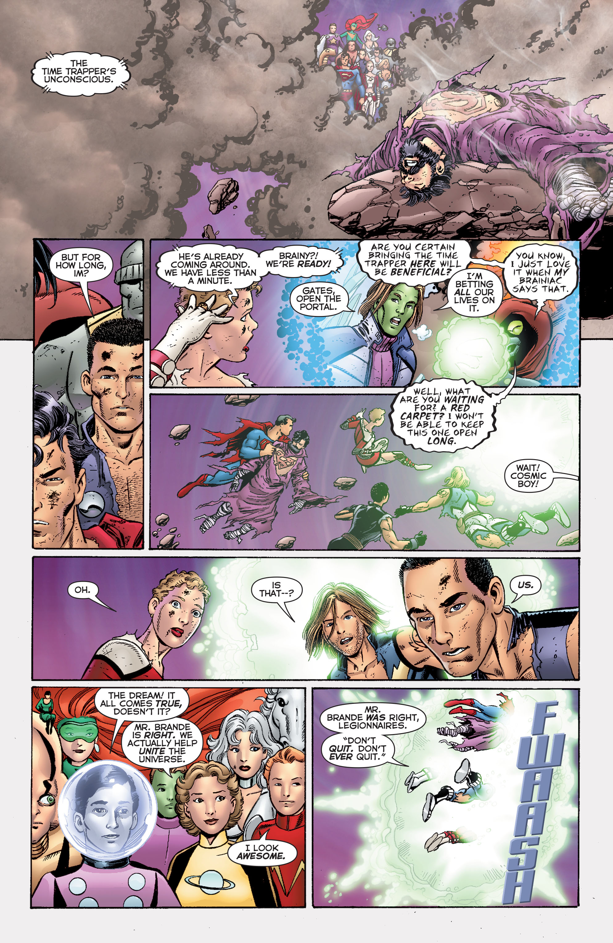 Read online Final Crisis: Legion of Three Worlds comic -  Issue #5 - 17