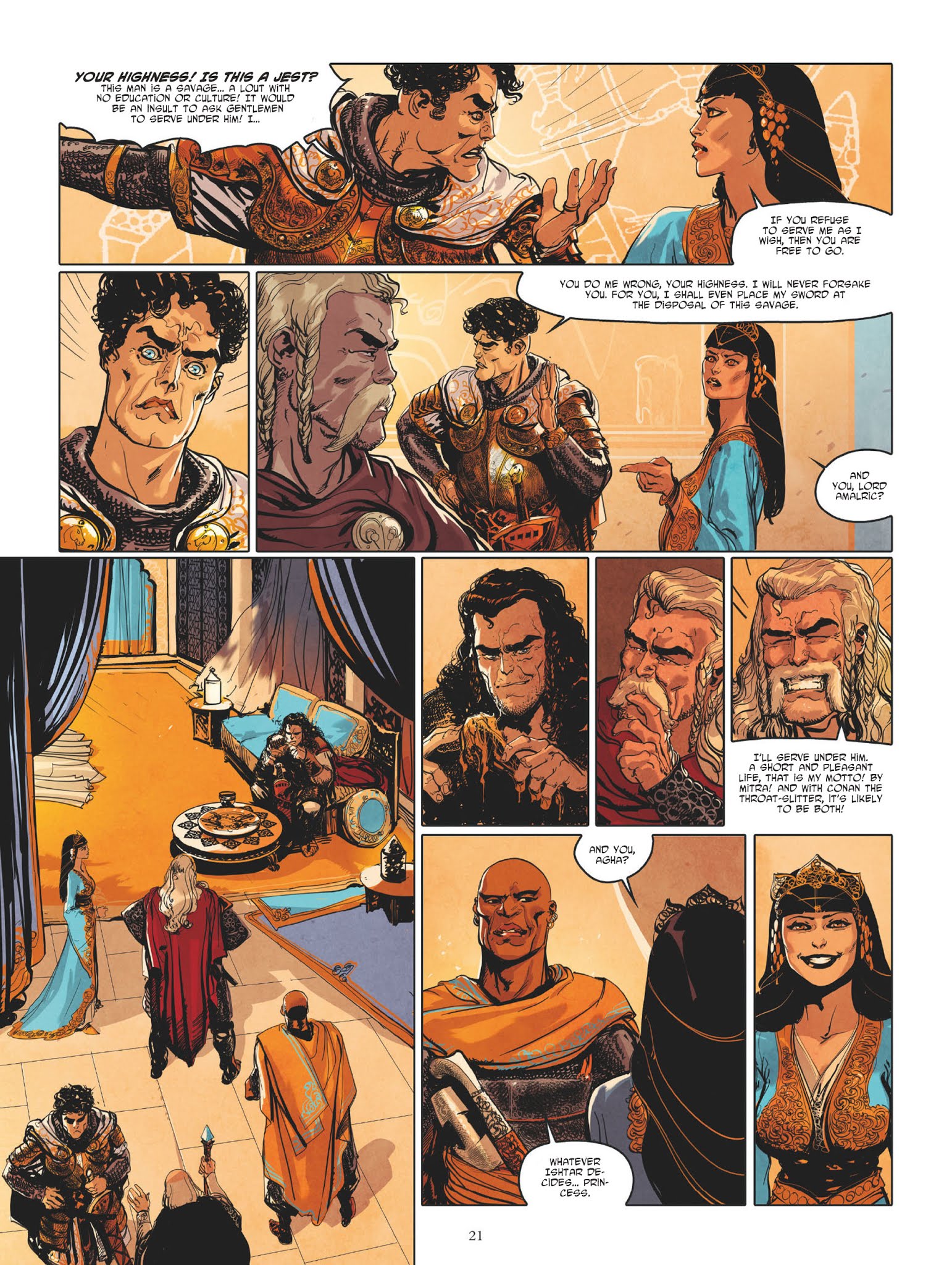 Read online Conan le Cimmérien - La Reine de la côte noire comic -  Issue #2 - 21