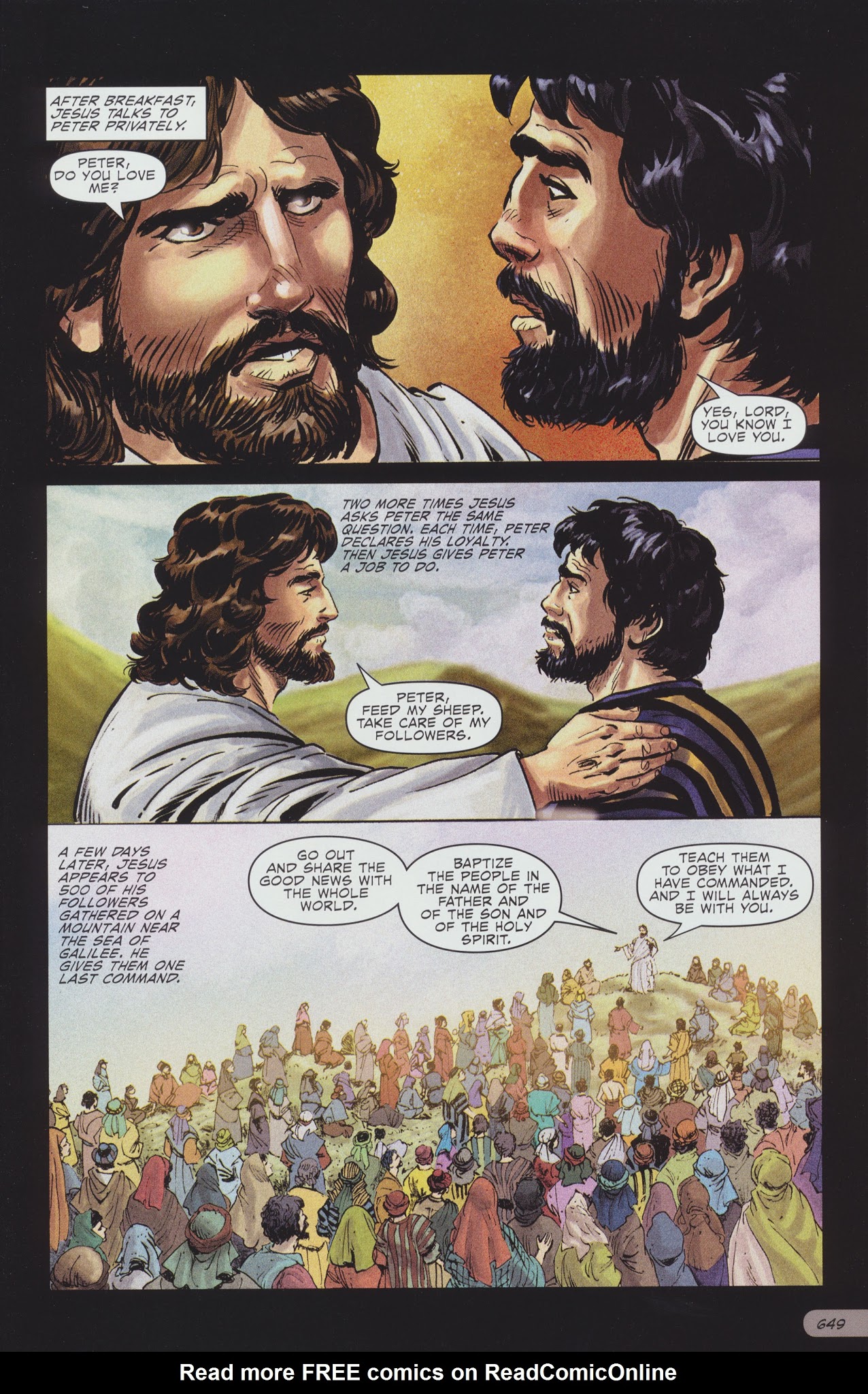 Read online The Action Bible comic -  Issue # TPB 2 - 272
