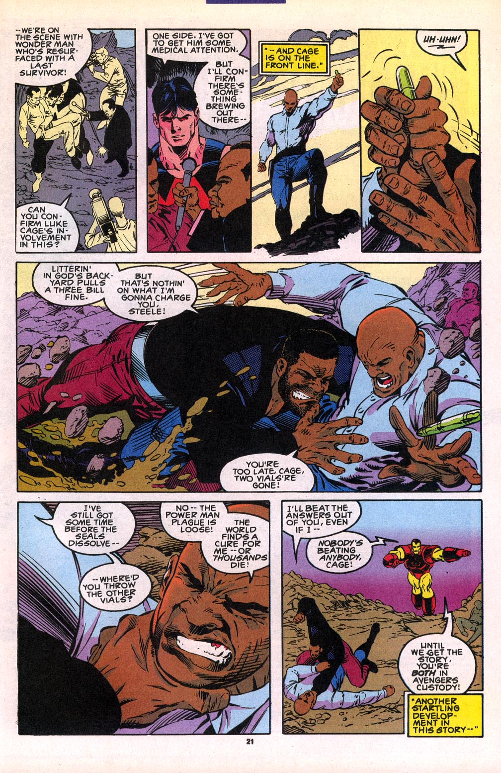 Read online Cage (1992) comic -  Issue #8 - 16