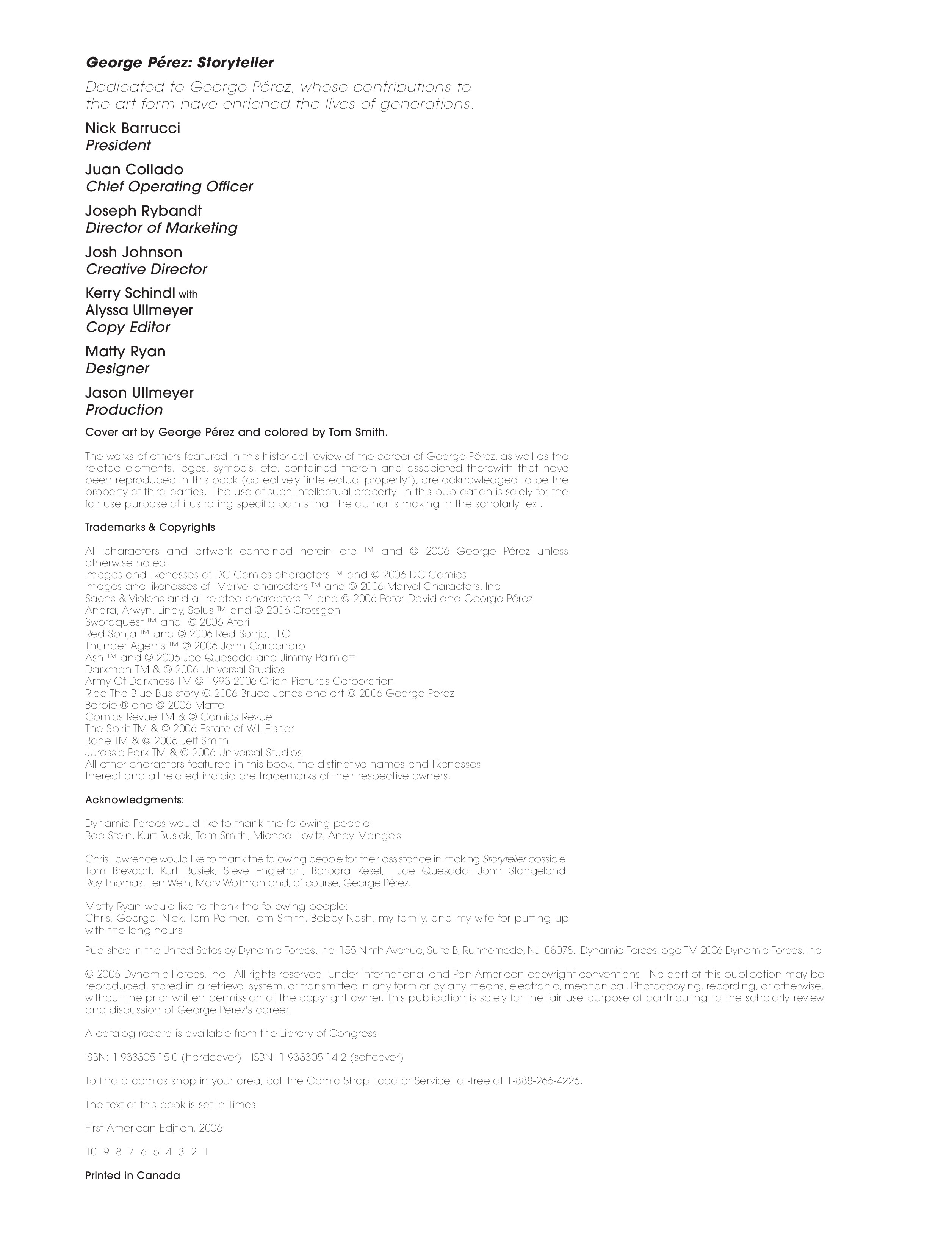 Read online George Perez Storyteller comic -  Issue # TPB 2 (Part 1) - 6