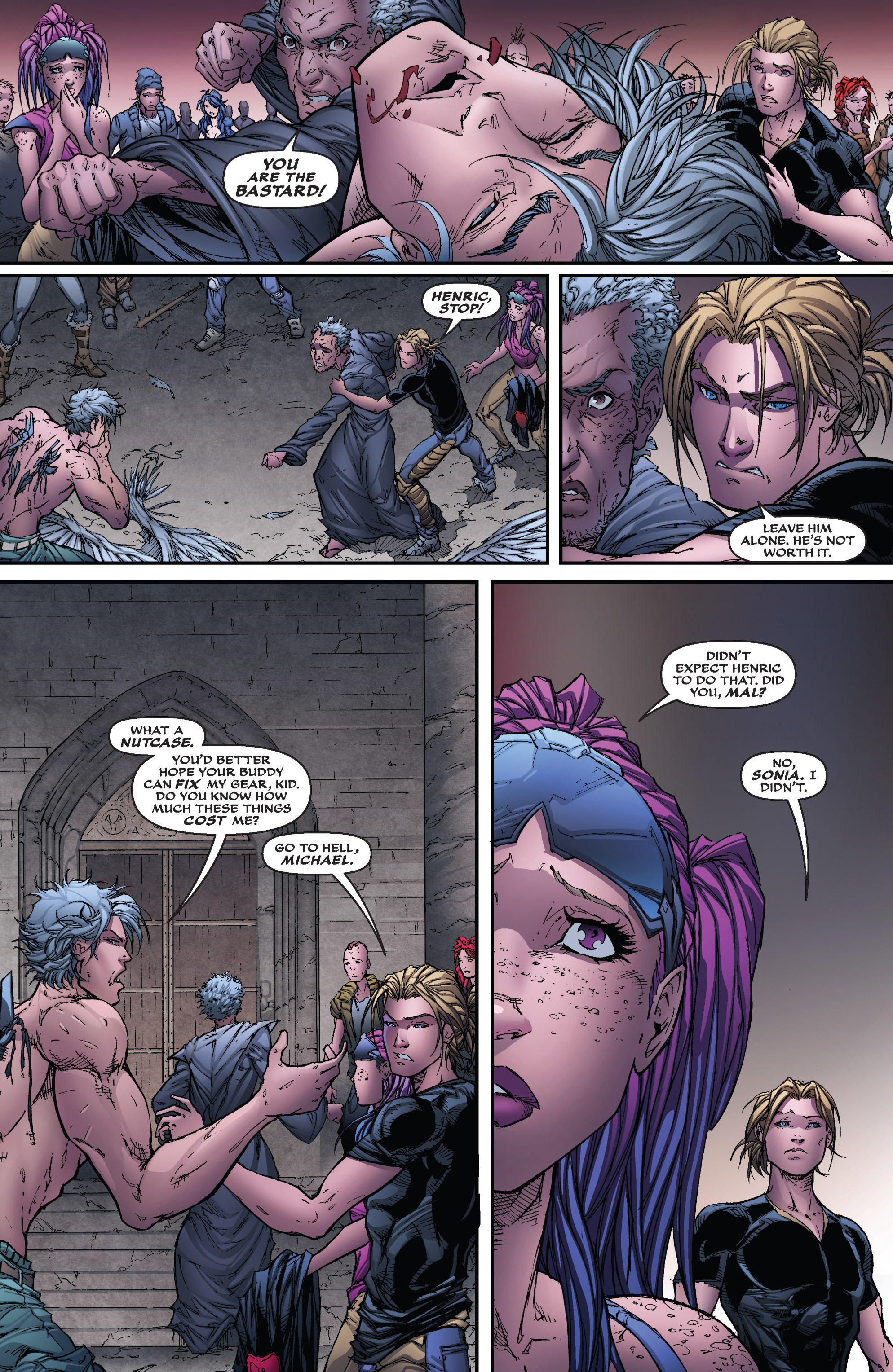 Read online Michael Turner's Soulfire (2013) comic -  Issue #6 - 7