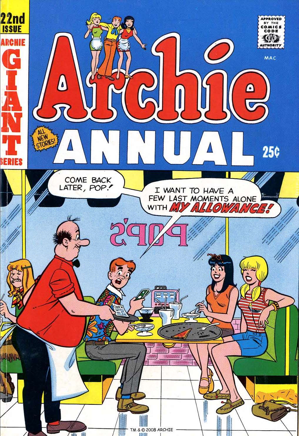 Read online Archie Annual comic -  Issue #22 - 1