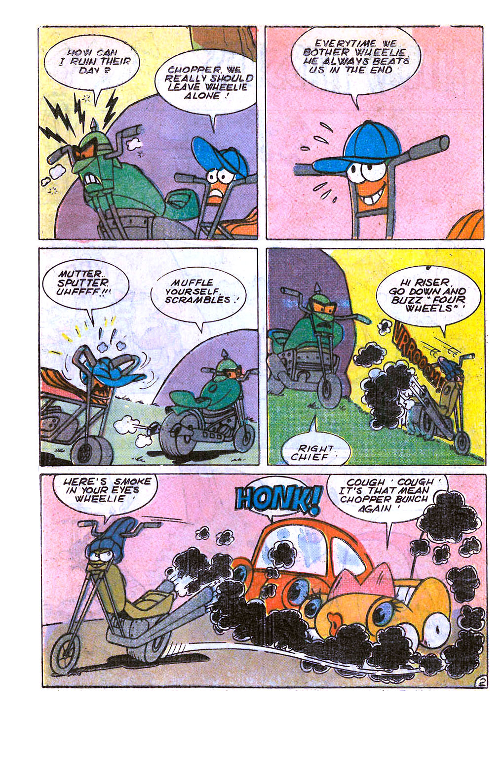 Read online Wheelie and the Chopper Bunch comic -  Issue #4 - 12