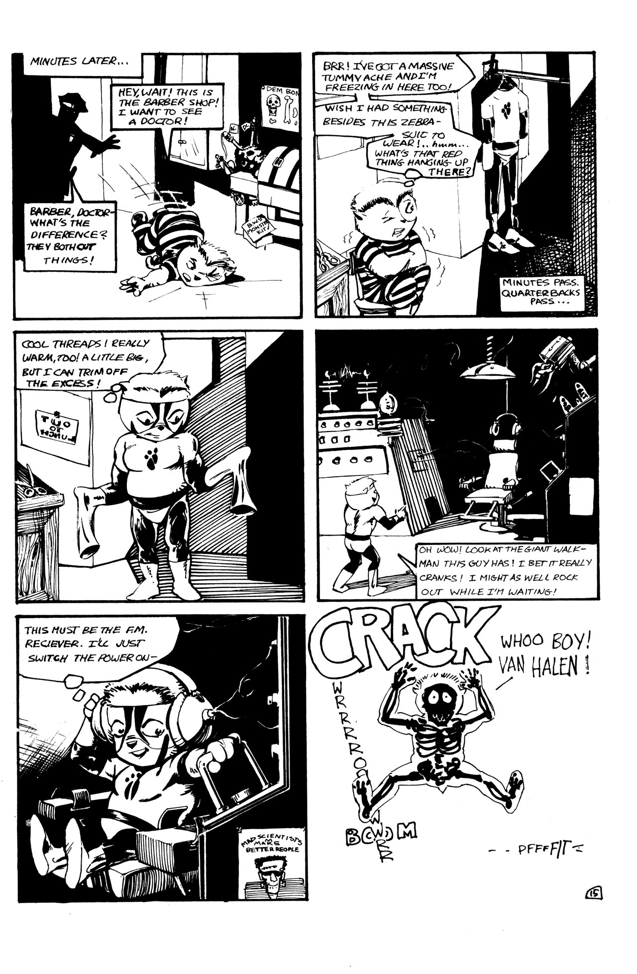 Read online Adolescent Radioactive Black Belt Hamsters comic -  Issue #3 - 17