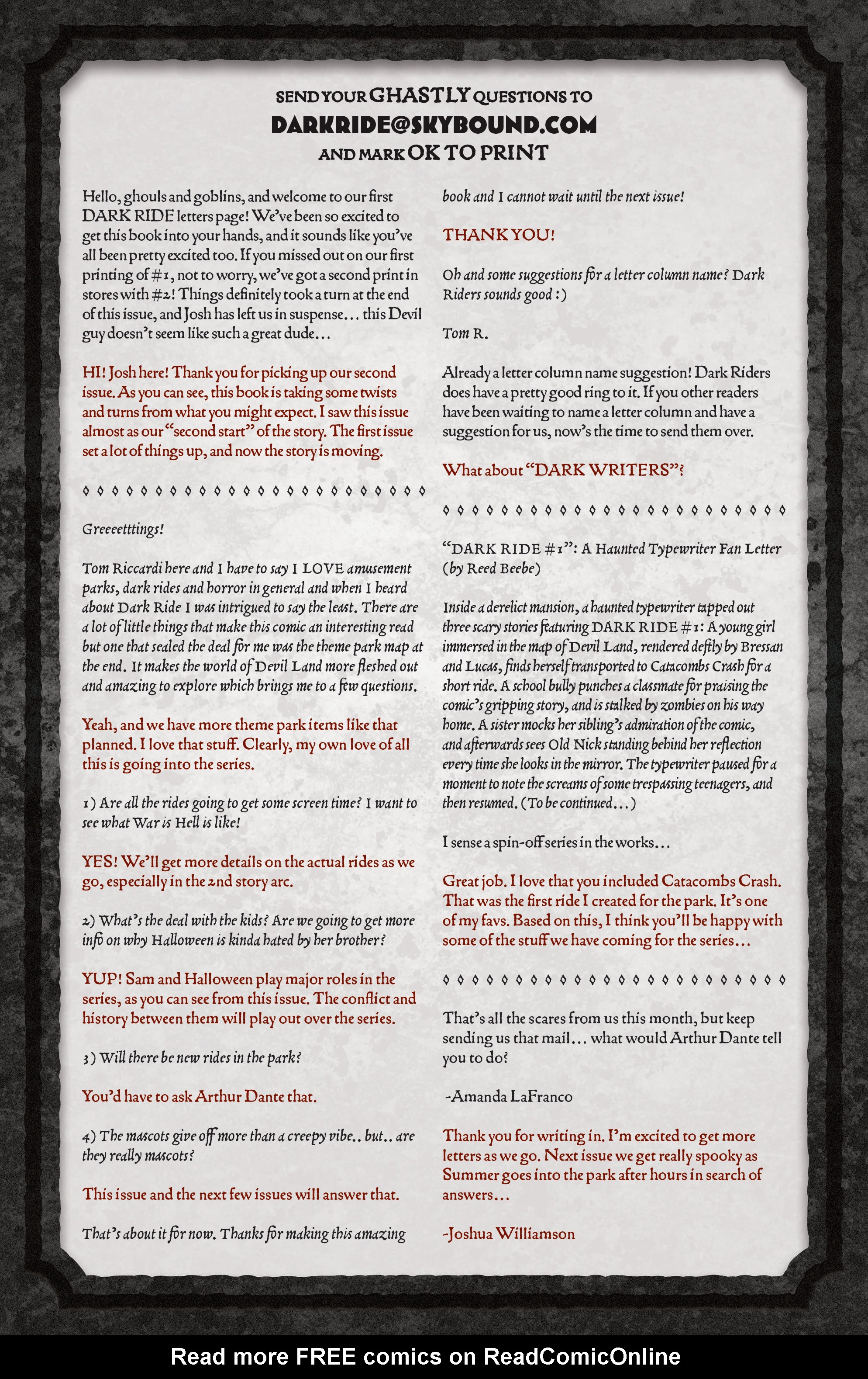 Read online Dark Ride comic -  Issue #2 - 24