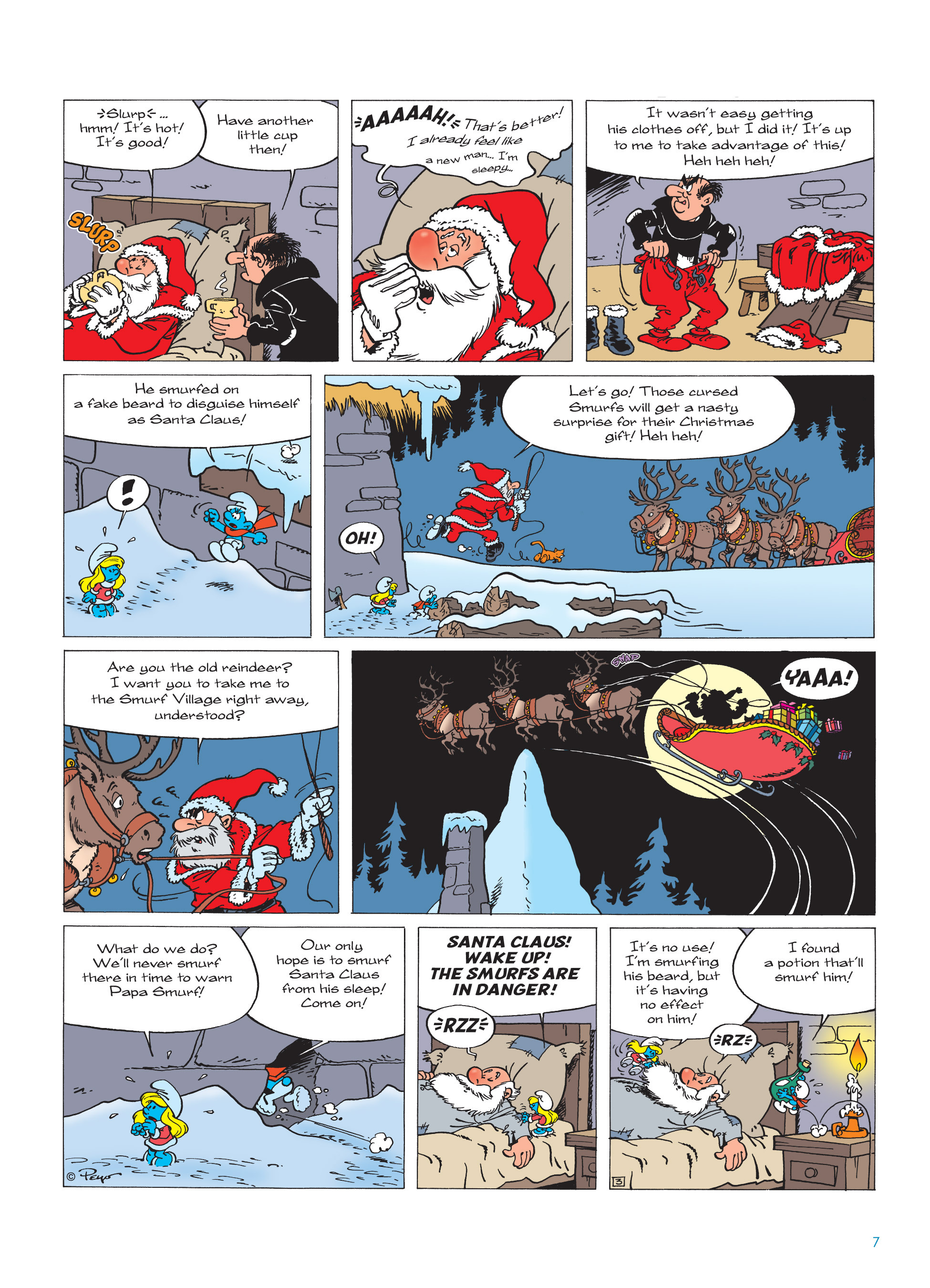 Read online The Smurfs Christmas comic -  Issue # Full - 7