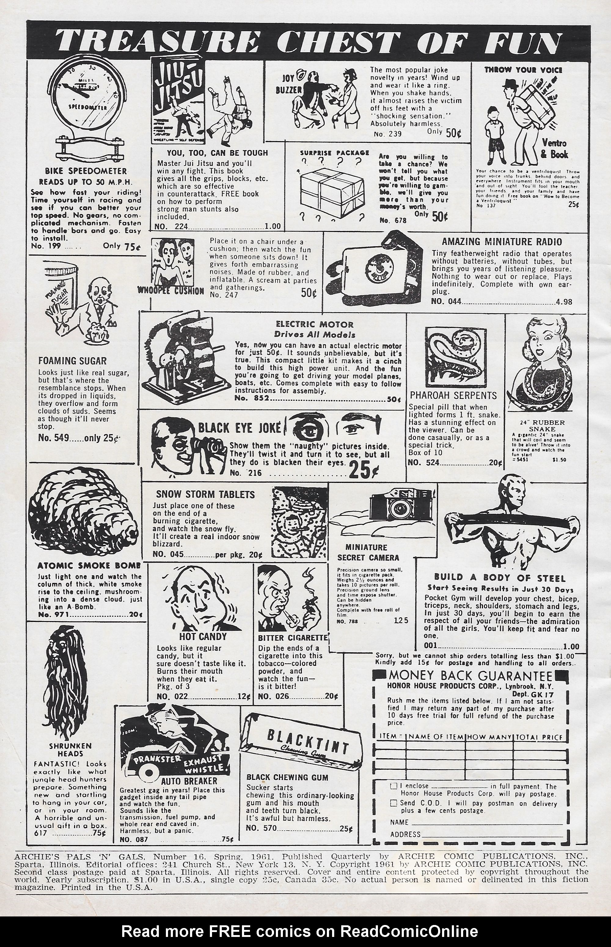 Read online Archie's Pals 'N' Gals (1952) comic -  Issue #16 - 2