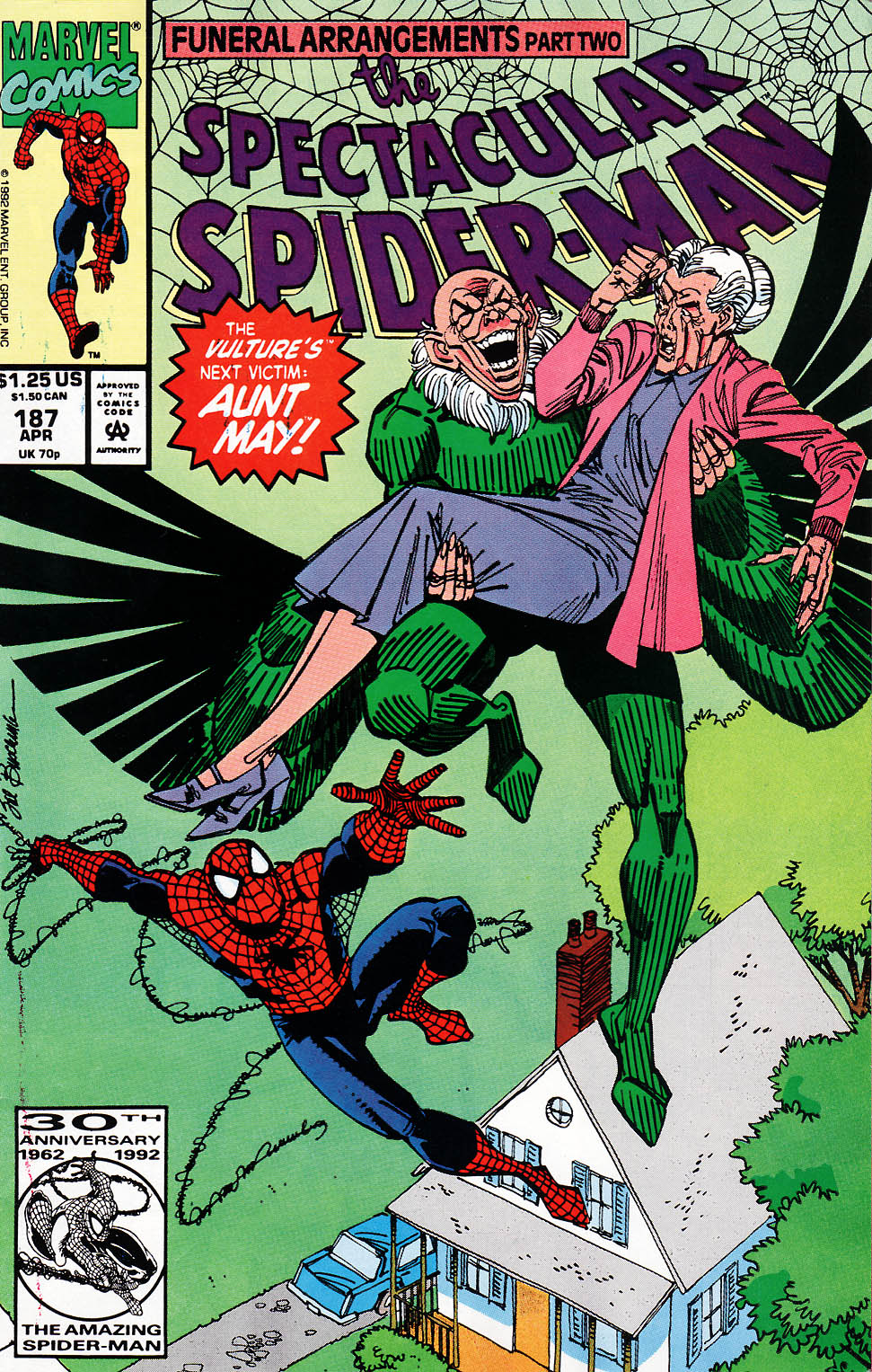 Read online The Spectacular Spider-Man (1976) comic -  Issue #187 - 1