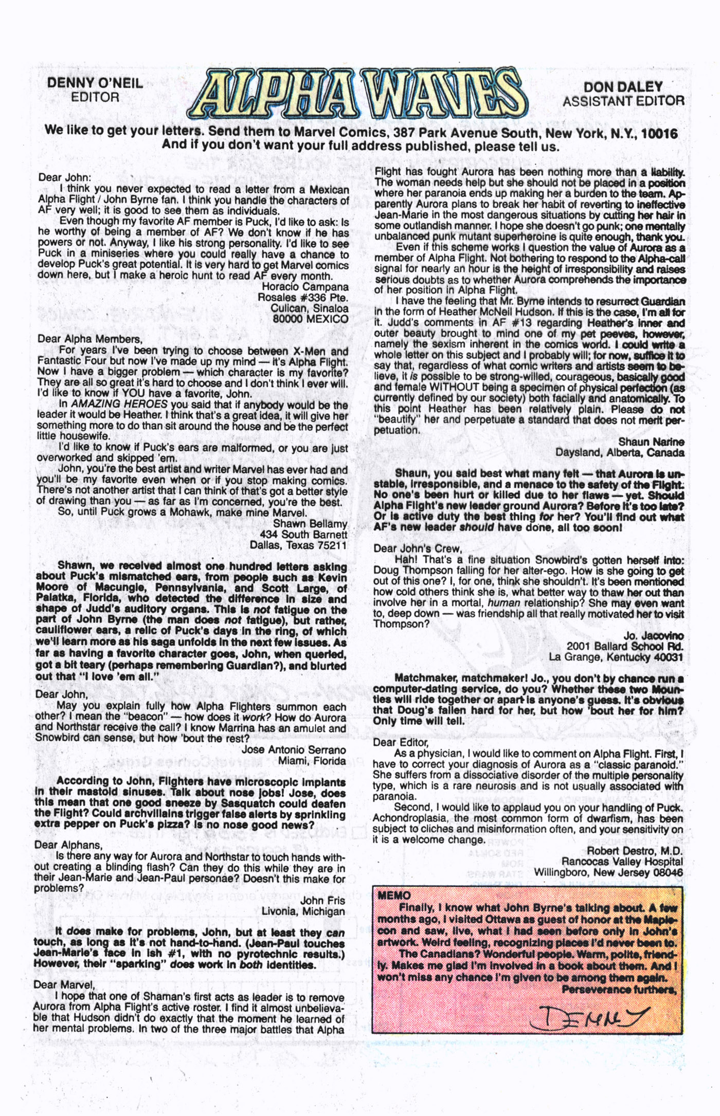 Read online Alpha Flight (1983) comic -  Issue #19 - 25
