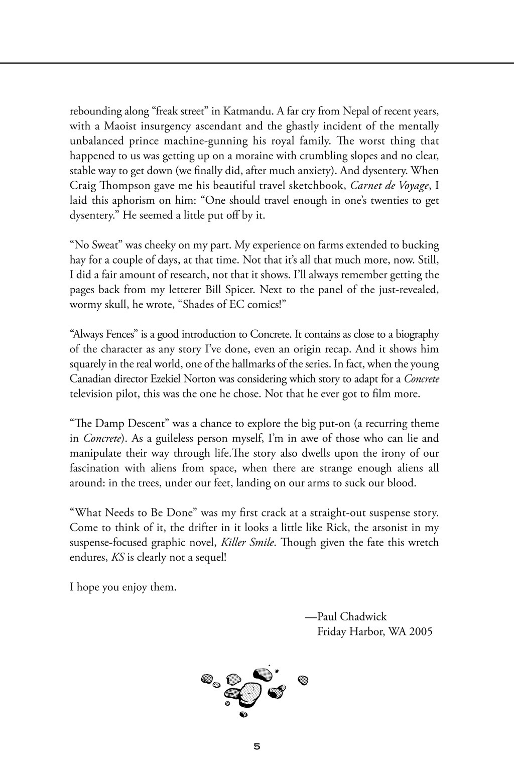 Read online Concrete (2005) comic -  Issue # TPB 2 - 5