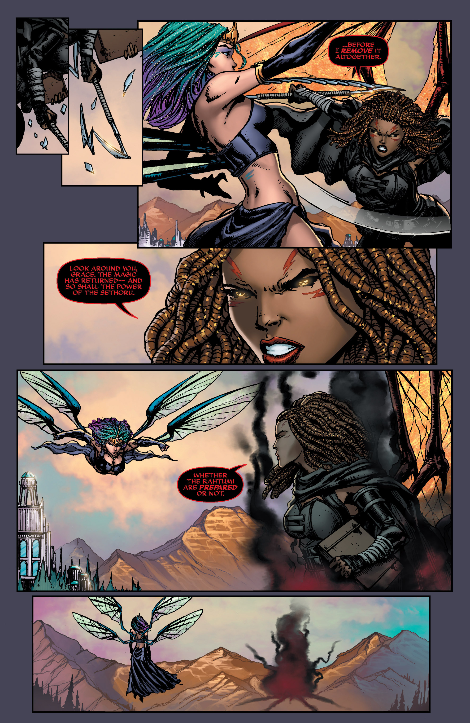 Read online Michael Turner's Soulfire (2011) comic -  Issue #1 - 9