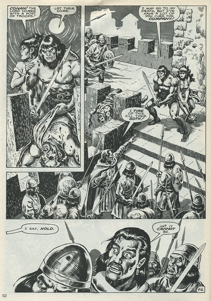 Read online The Savage Sword Of Conan comic -  Issue #134 - 52
