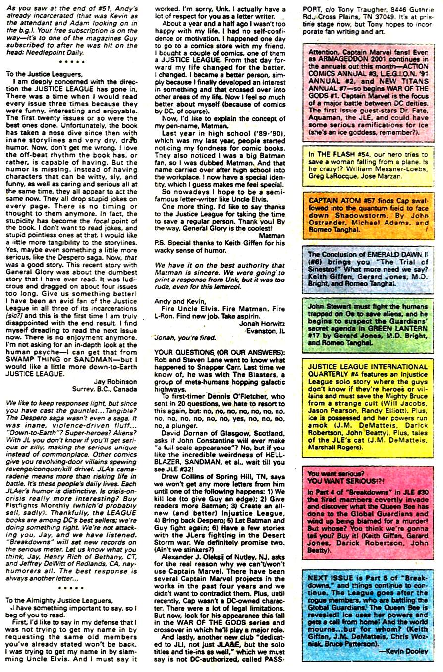 Read online Justice League America comic -  Issue #54 - 25