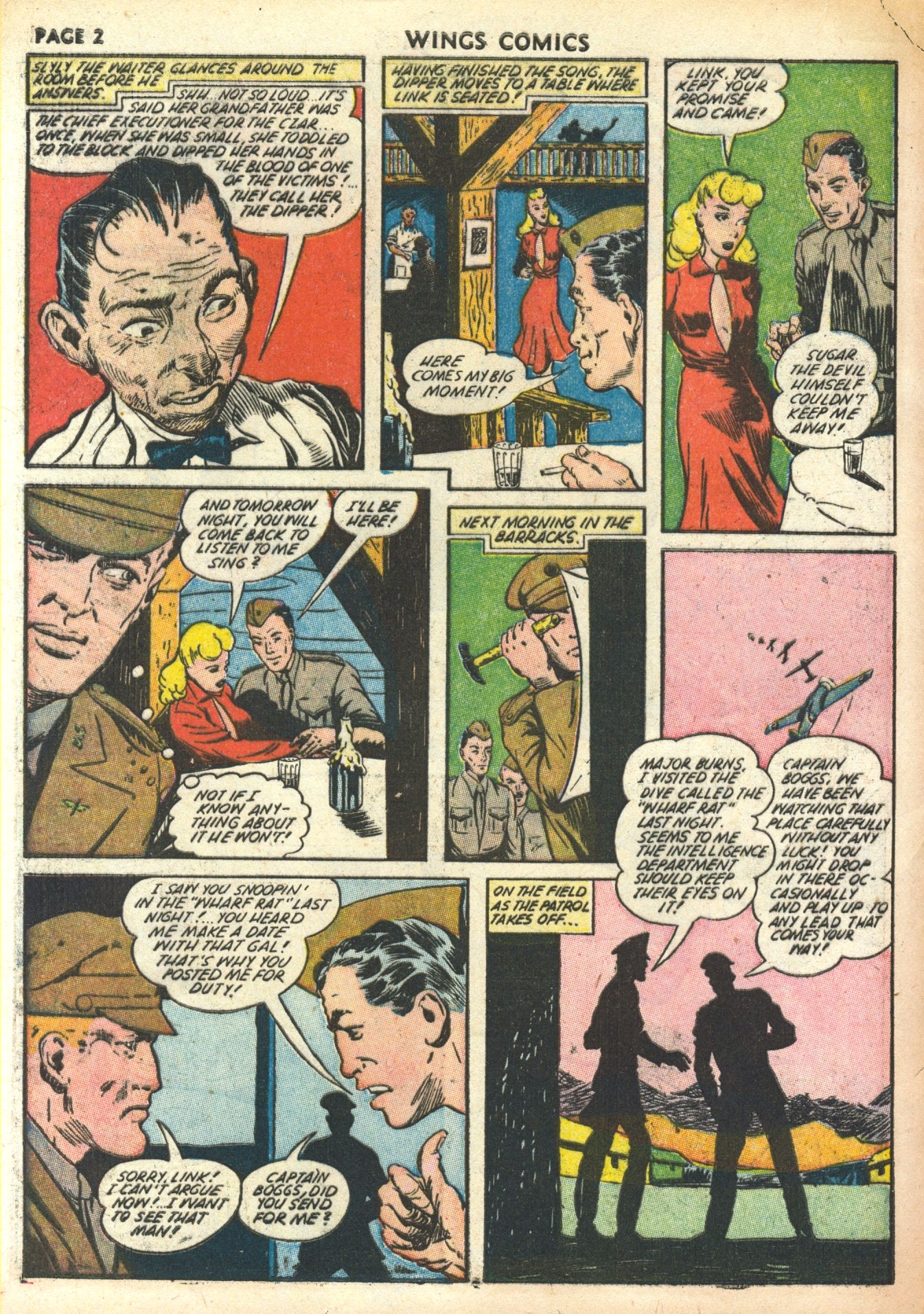 Read online Wings Comics comic -  Issue #30 - 4