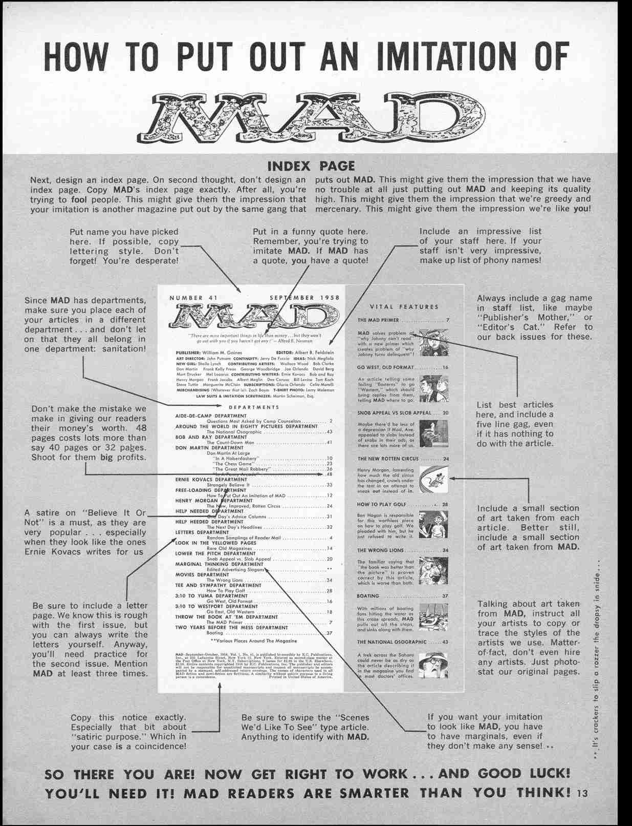 Read online MAD comic -  Issue #41 - 15