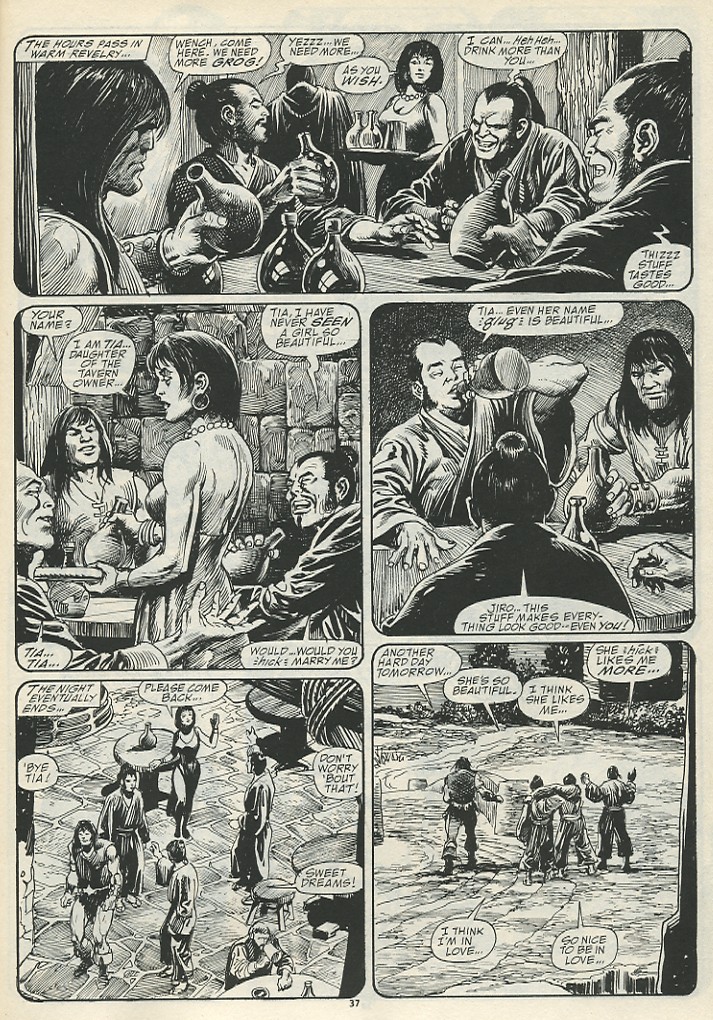 Read online The Savage Sword Of Conan comic -  Issue #184 - 39