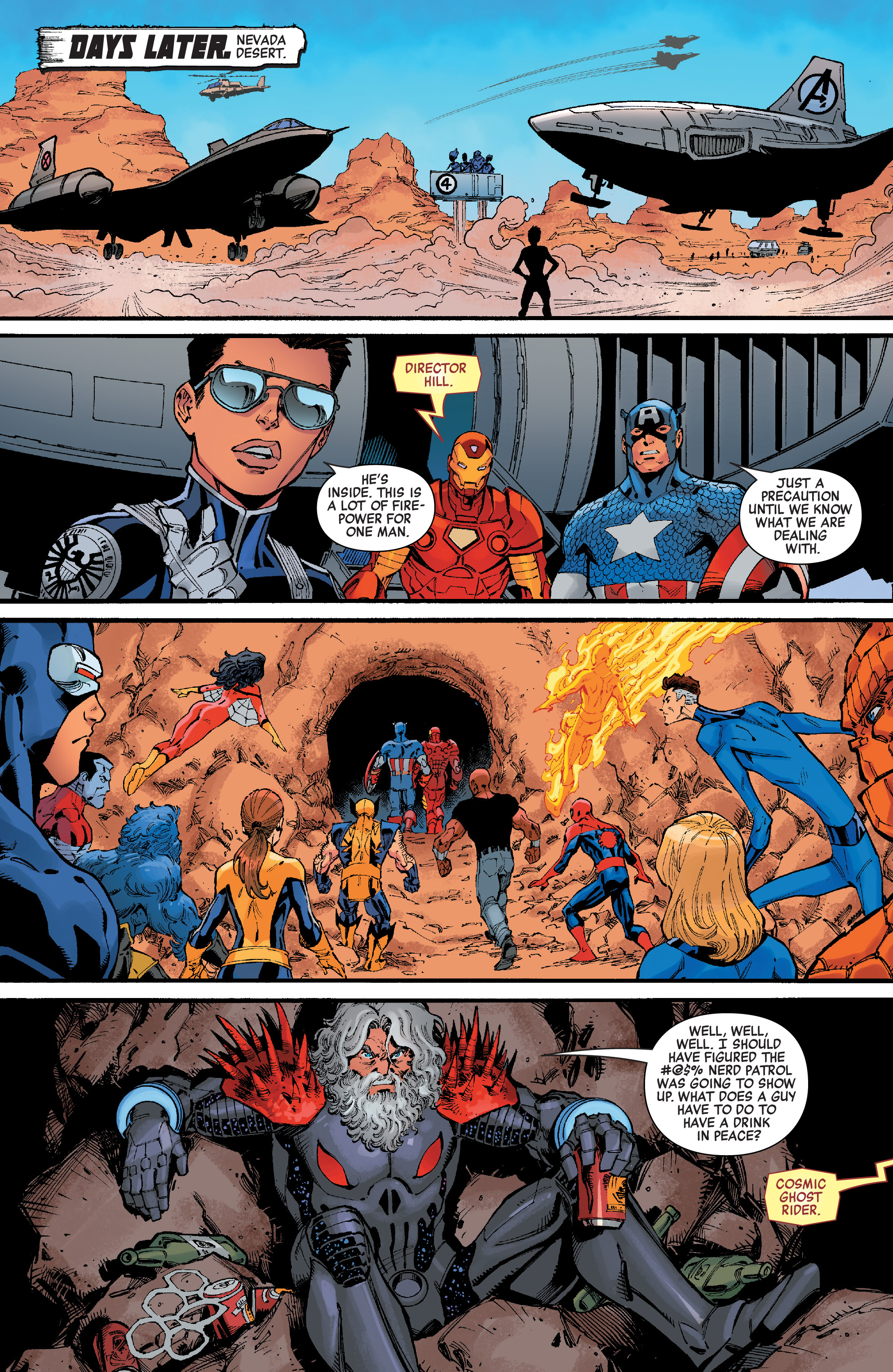Read online Cosmic Ghost Rider Destroys Marvel History comic -  Issue # _TPB - 119