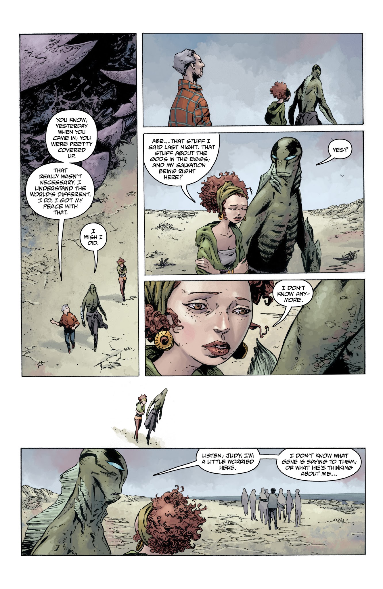 Read online Abe Sapien: Dark and Terrible and The New Race of Man comic -  Issue # TPB - 105