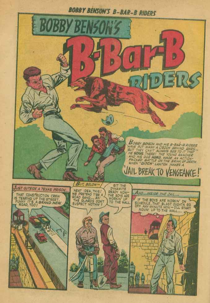 Read online Bobby Benson's B-Bar-B Riders comic -  Issue #9 - 18