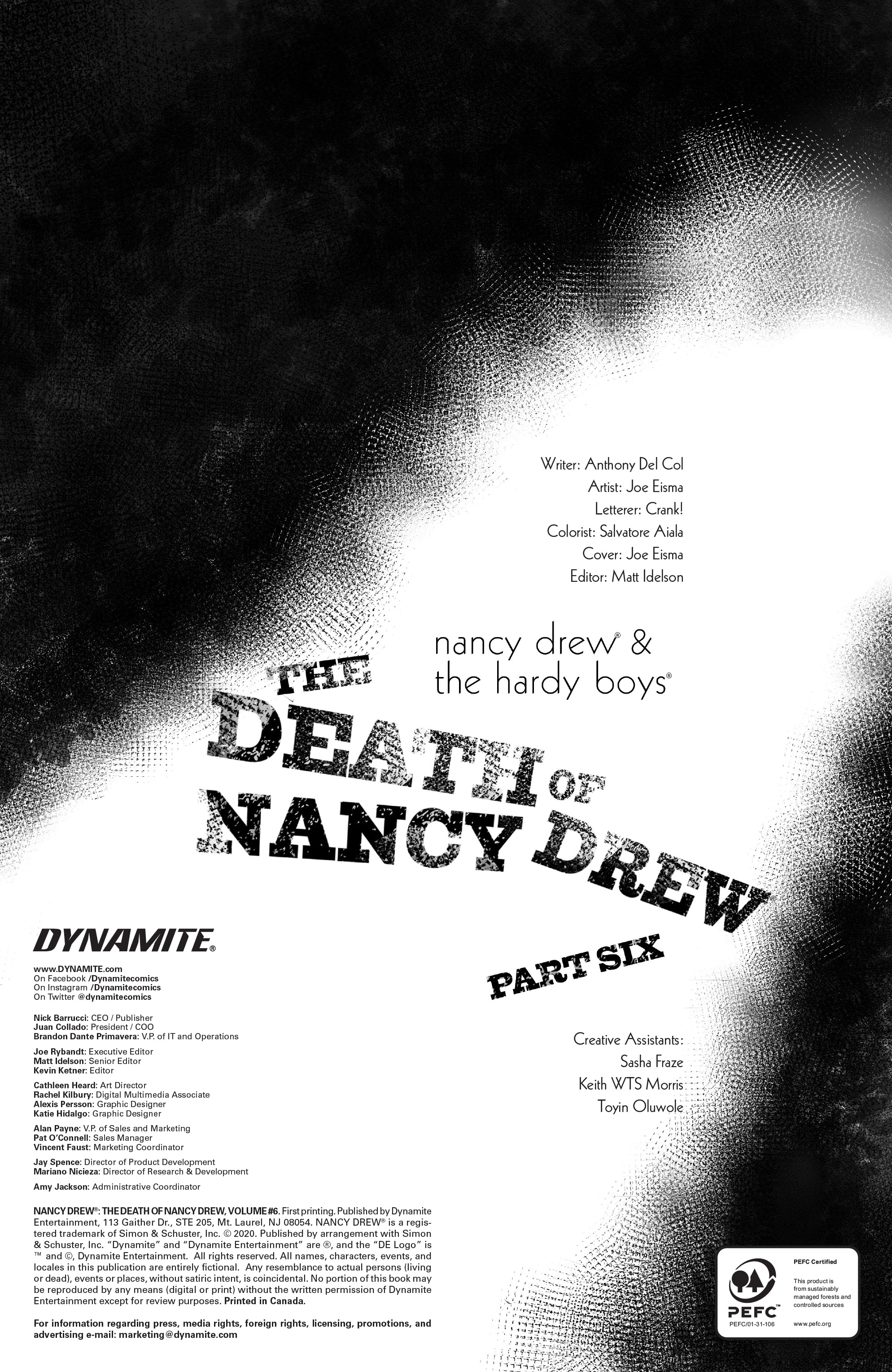 Read online Nancy Drew & The Hardy Boys: The Death of Nancy Drew comic -  Issue #6 - 2