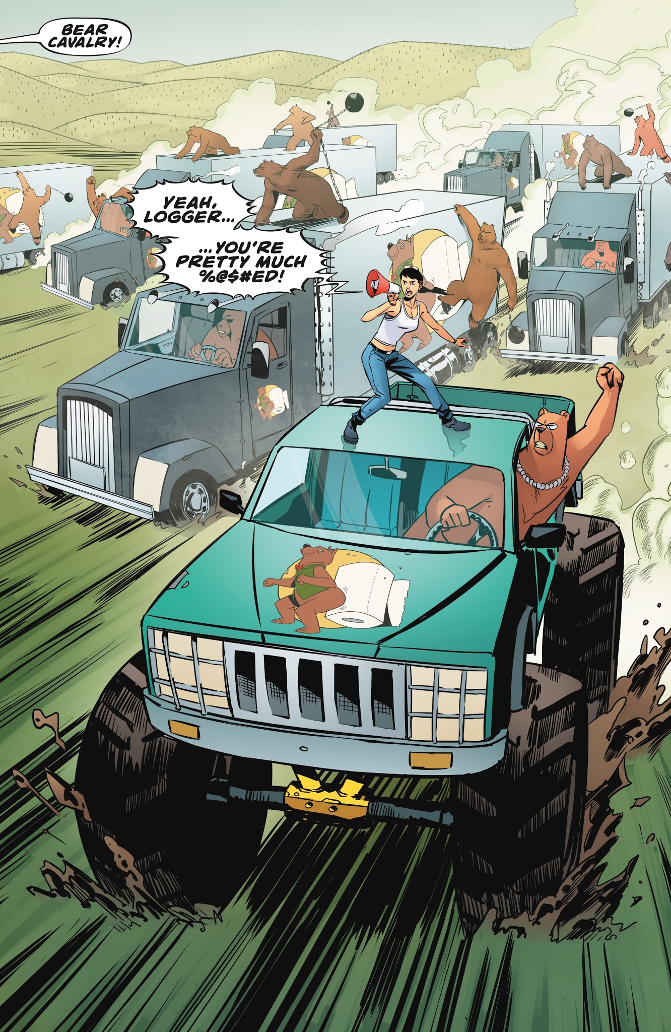 Read online Shirtless Bear-Fighter! comic -  Issue #4 - 20