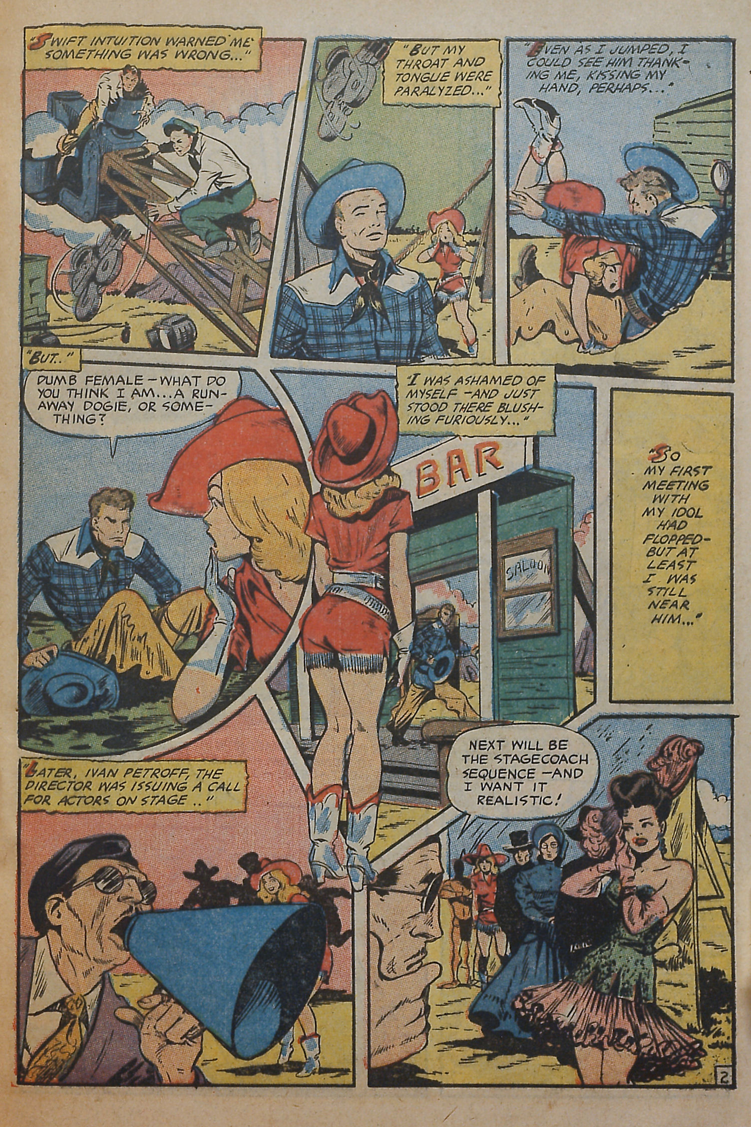 Read online Cowgirl Romances (1950) comic -  Issue #10 - 29