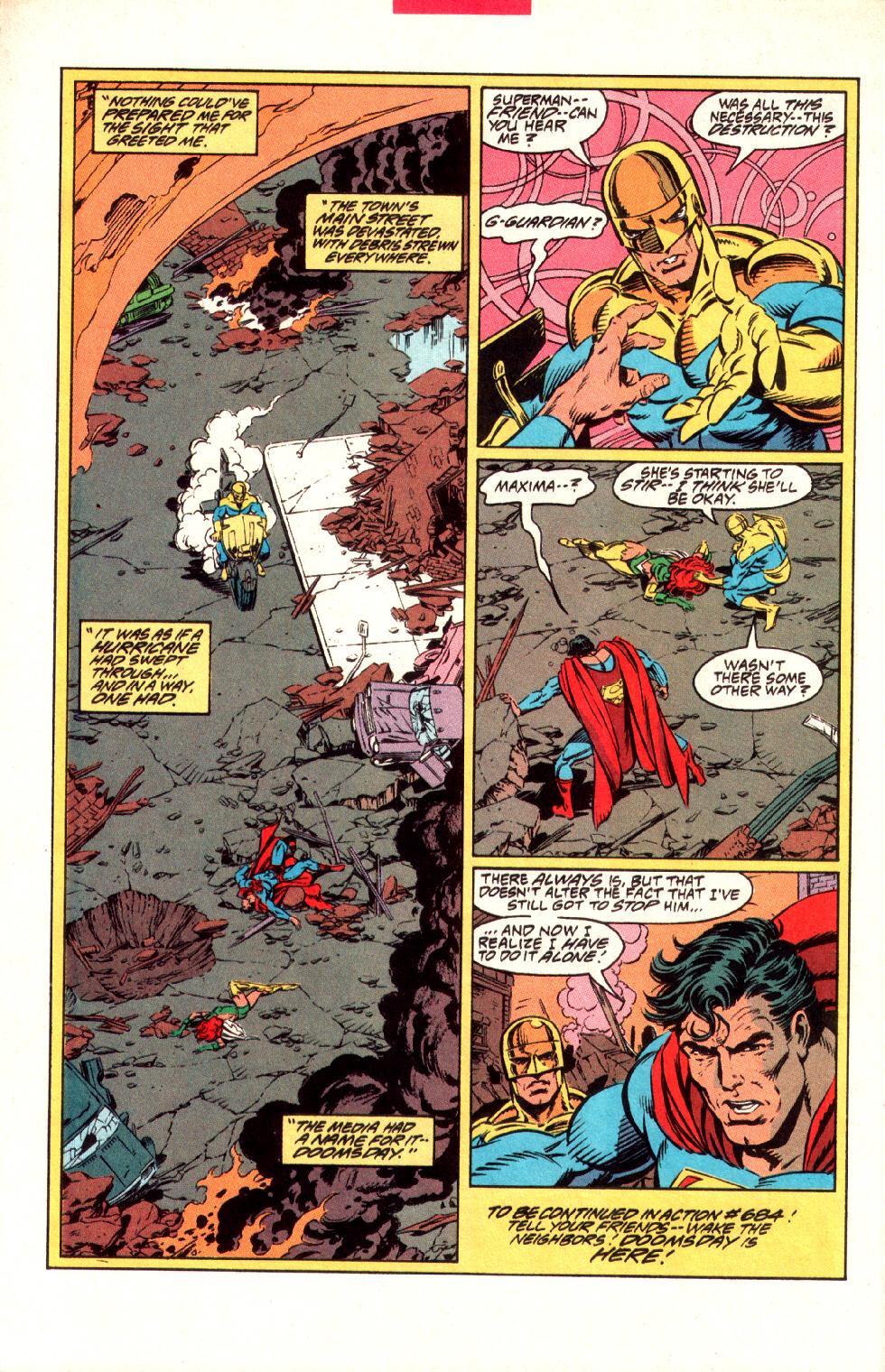 Read online Adventures of Superman (1987) comic -  Issue #497 - 24