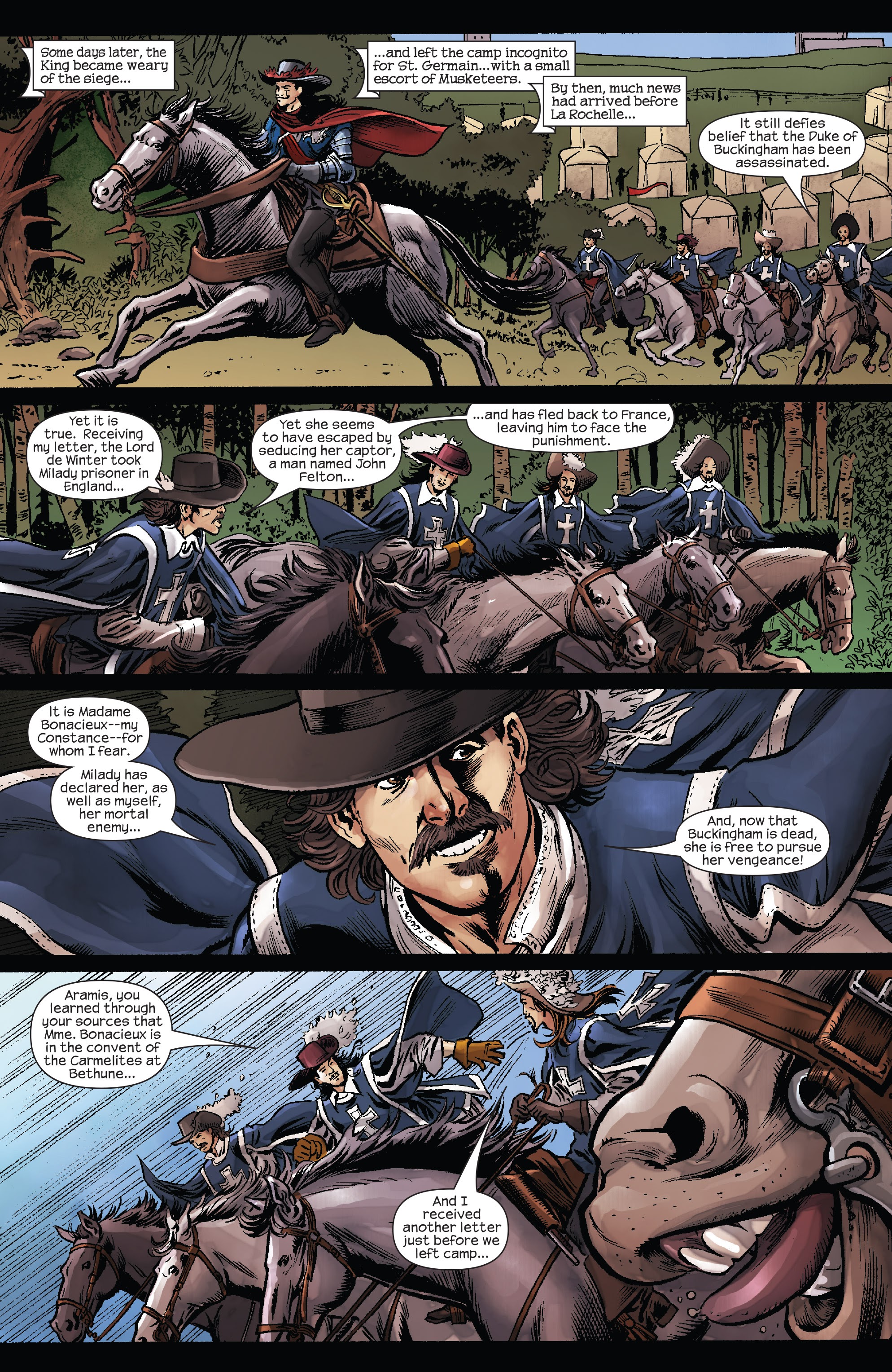 Read online Marvel Illustrated: The Three Musketeers comic -  Issue #5 - 16