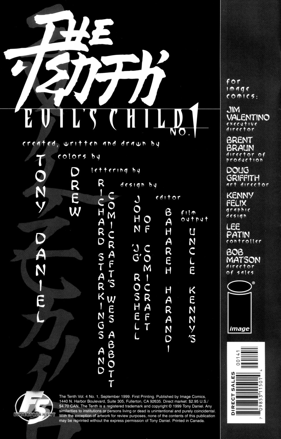Read online The Tenth: Evil's Child comic -  Issue #1 - 2