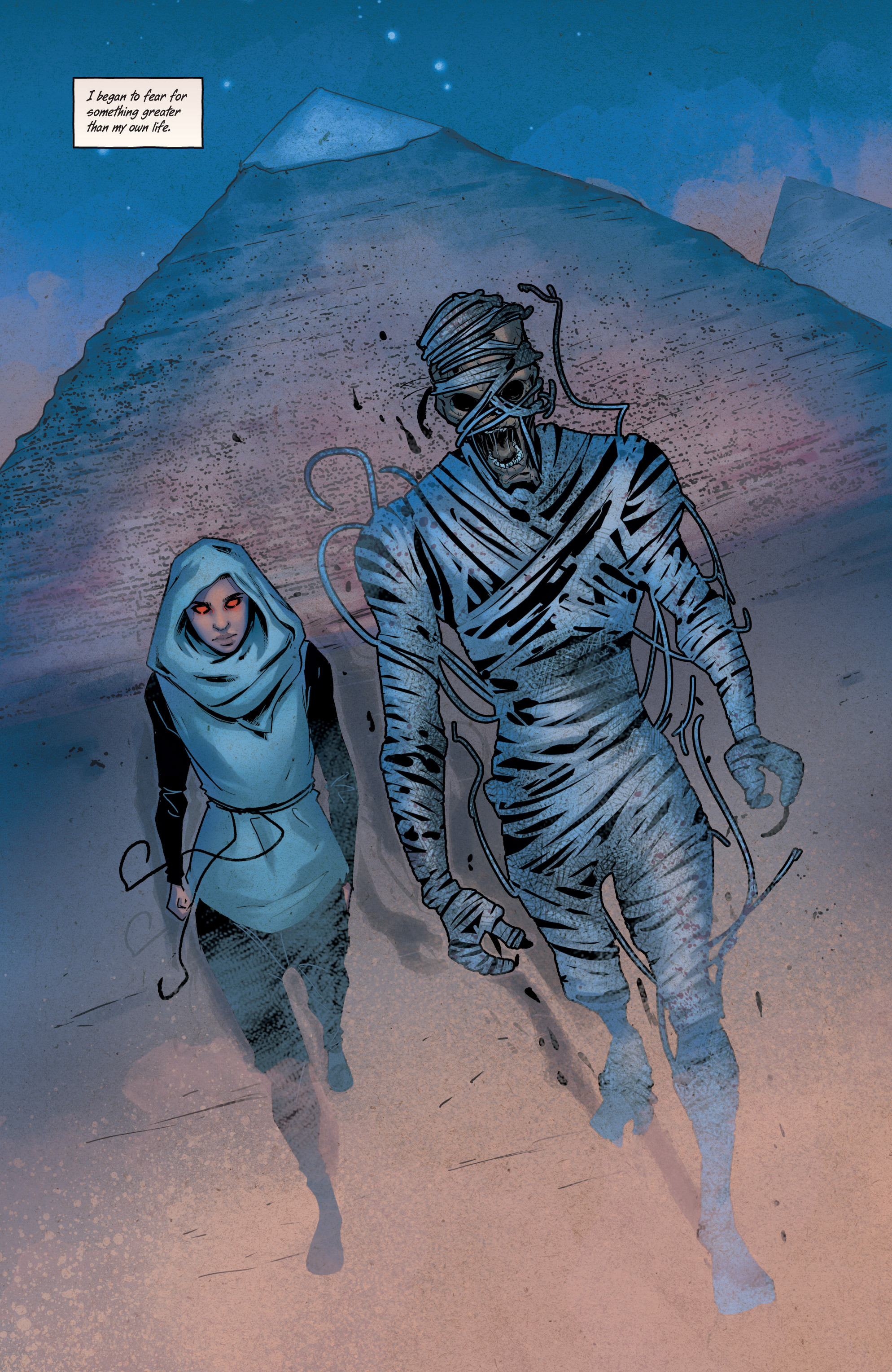 Read online Van Helsing vs The Mummy of Amun-Ra comic -  Issue #3 - 17
