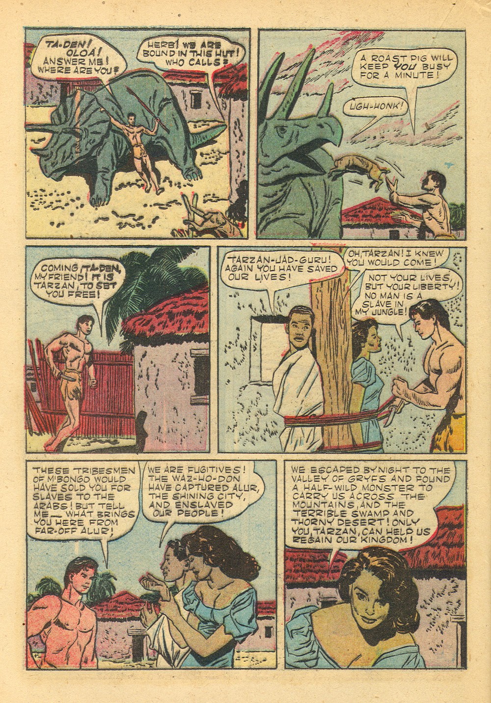 Read online Tarzan (1948) comic -  Issue #24 - 30