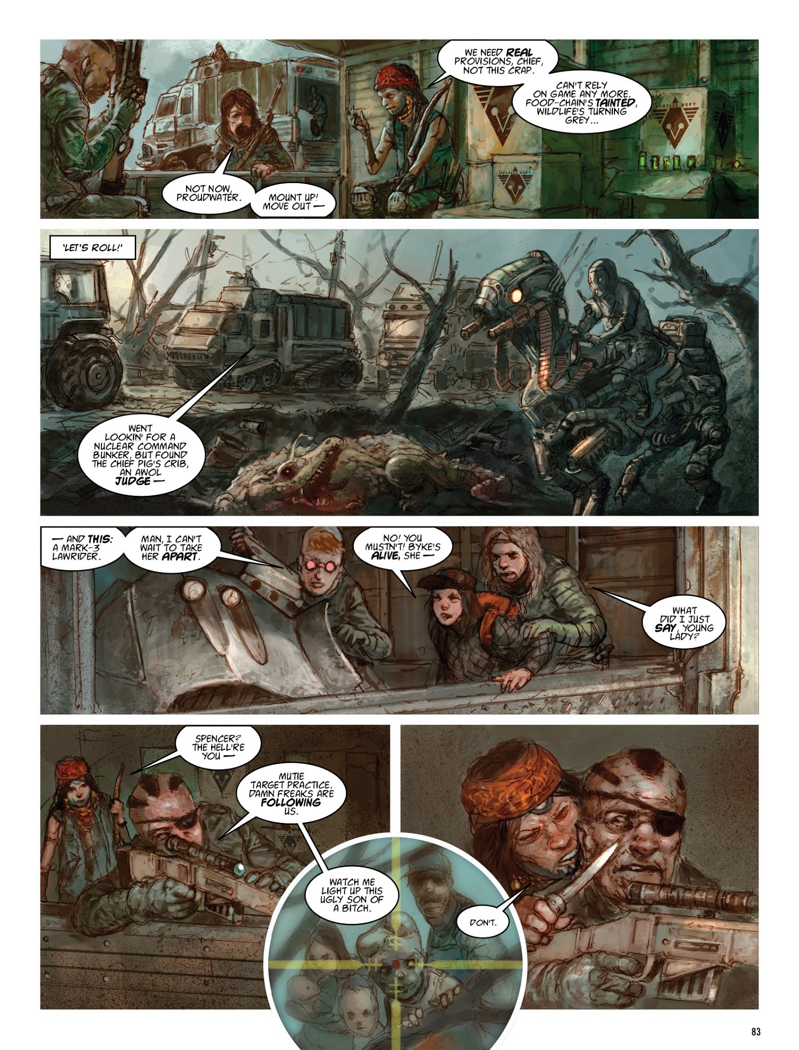 Read online The Dark Judges: The Fall of Deadworld comic -  Issue # TPB - 84
