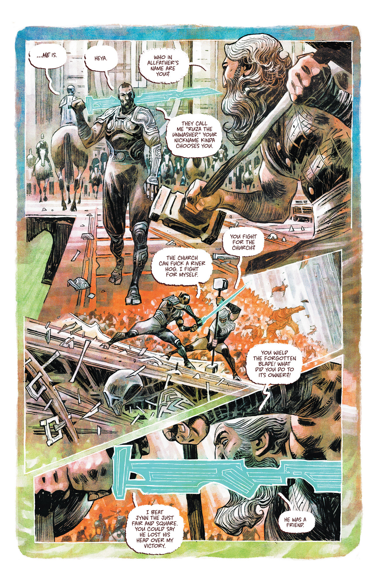 Read online Forgotten Blade comic -  Issue # TPB (Part 1) - 10
