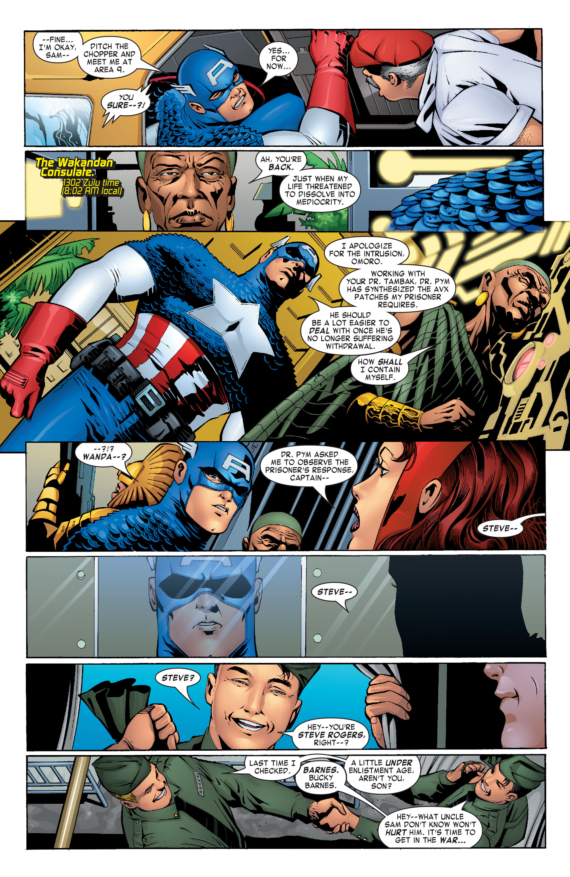 Read online Captain America & the Falcon comic -  Issue #6 - 17