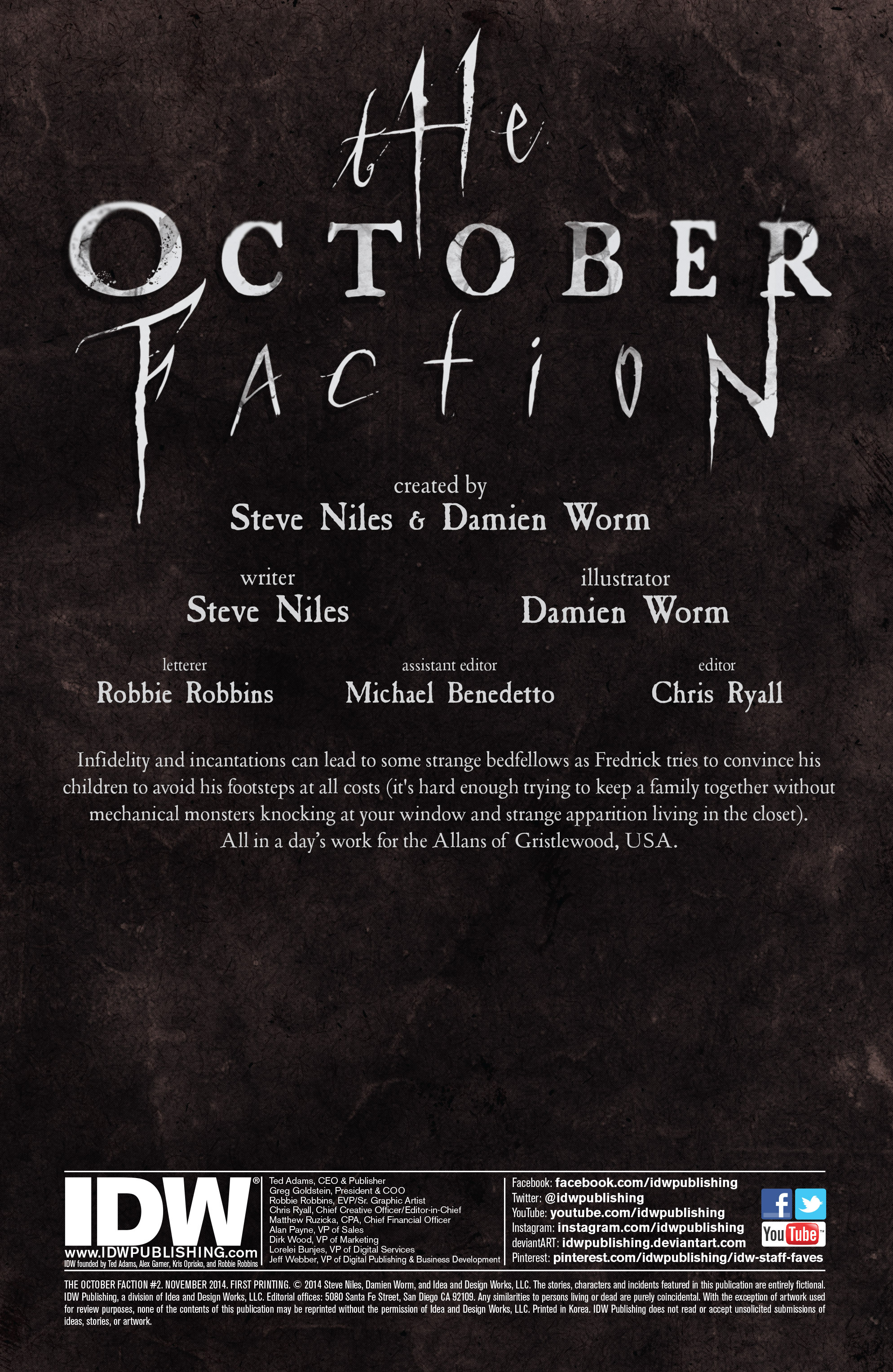 Read online The October Faction comic -  Issue #2 - 2