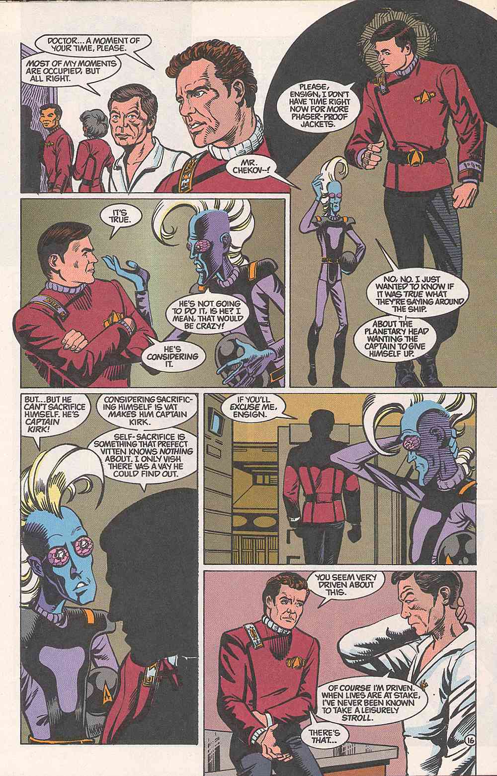 Read online Star Trek (1989) comic -  Issue #6 - 16