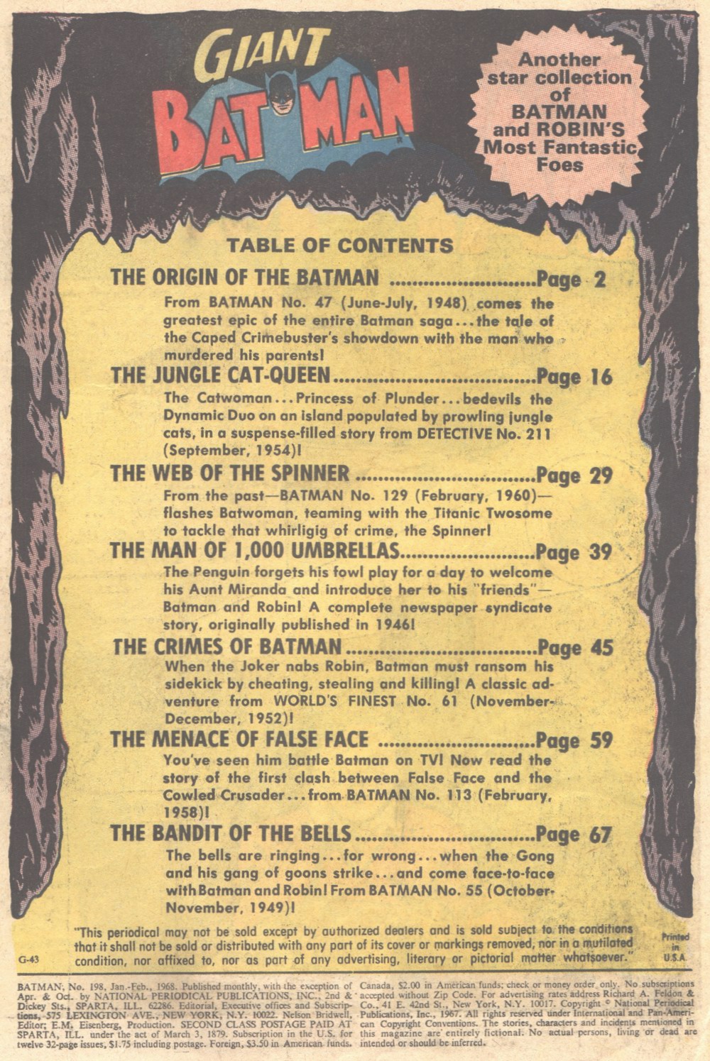 Read online Batman (1940) comic -  Issue #198 - 2