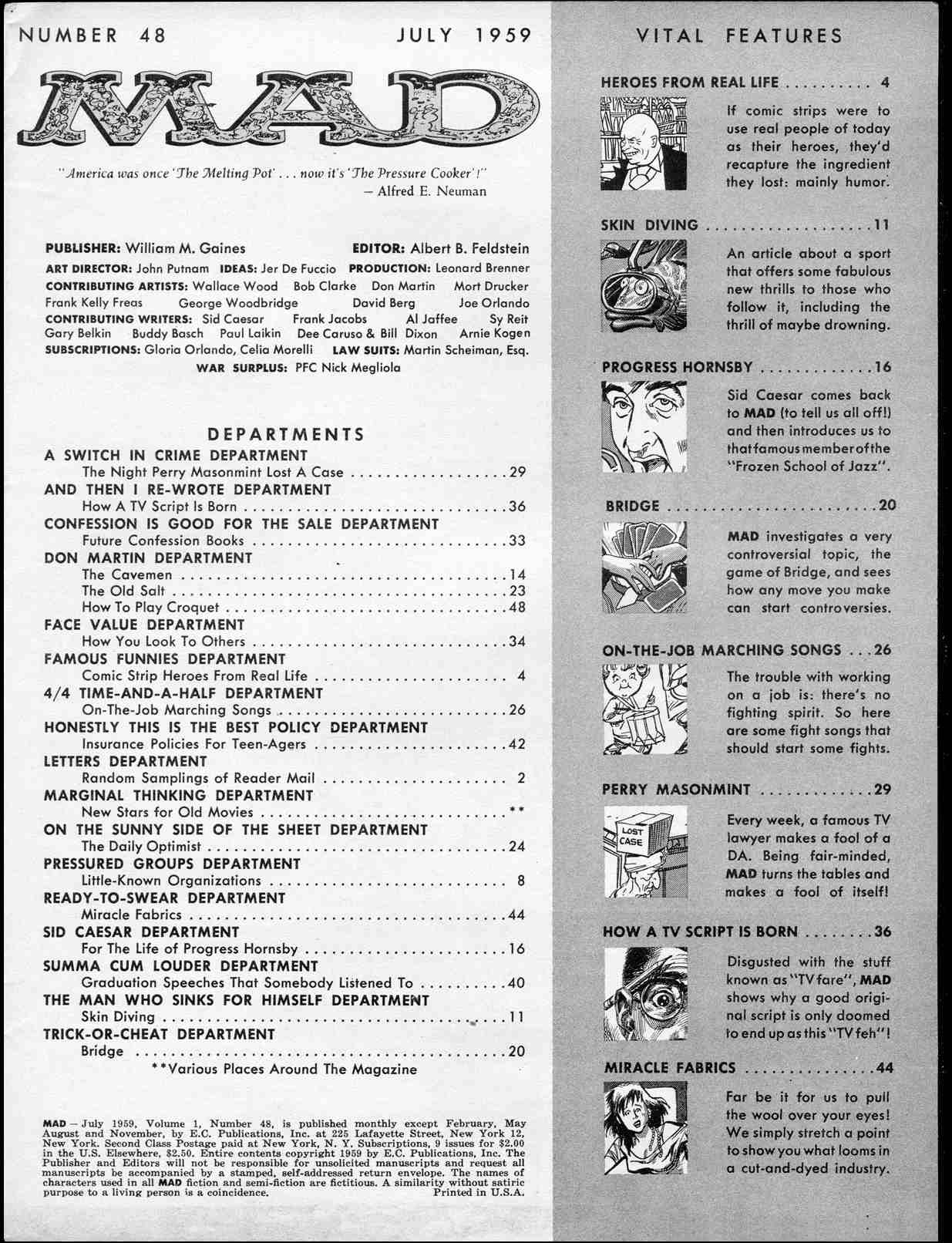 Read online MAD comic -  Issue #48 - 3