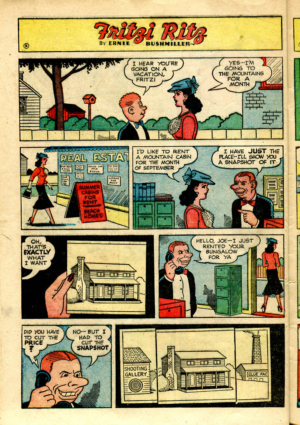 Read online Fritzi Ritz (1953) comic -  Issue #35 - 21