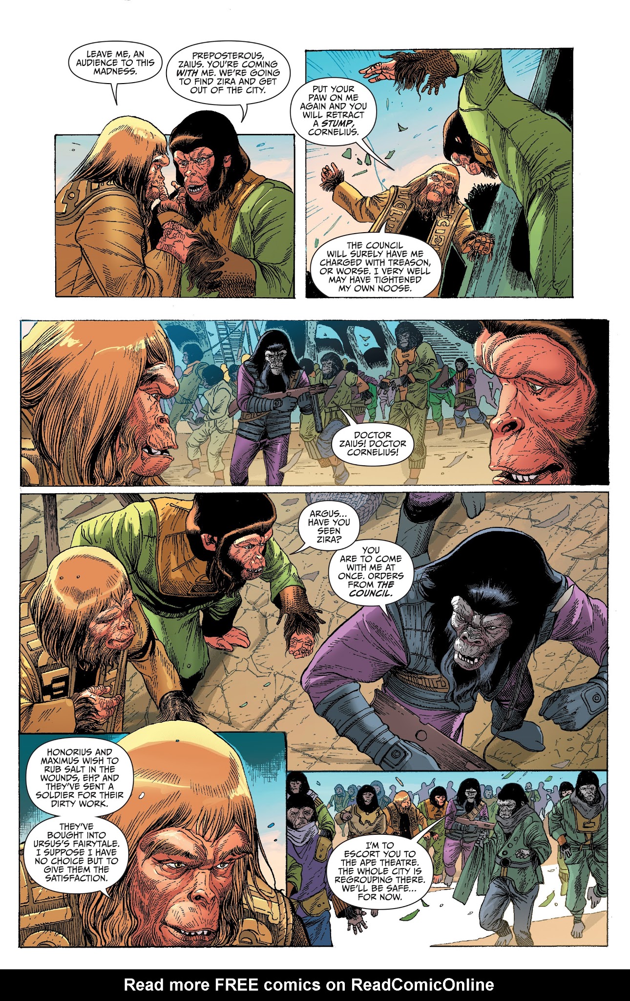 Read online Kong on the Planet of the Apes comic -  Issue #5 - 9