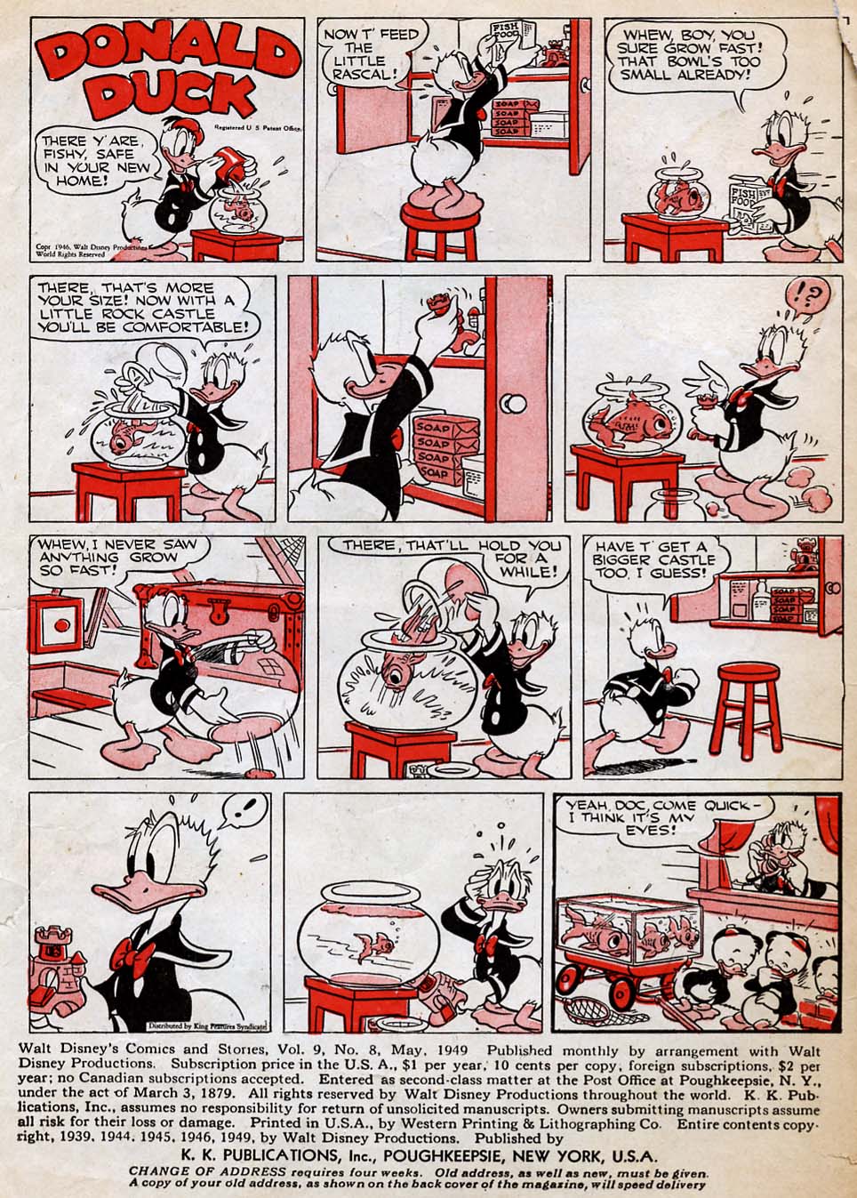 Read online Walt Disney's Comics and Stories comic -  Issue #104 - 2