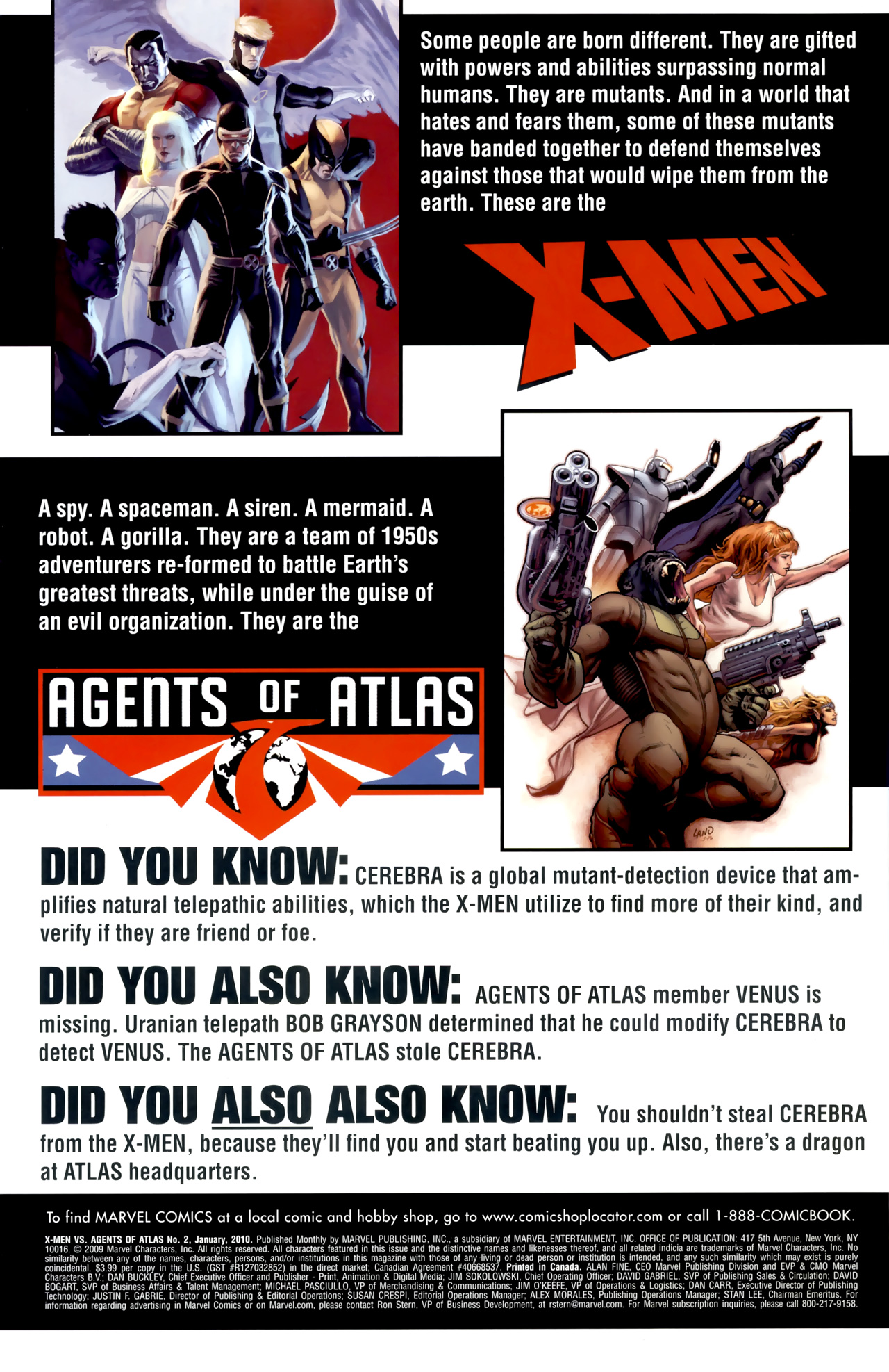 Read online X-Men Vs. Agents Of Atlas comic -  Issue #2 - 5