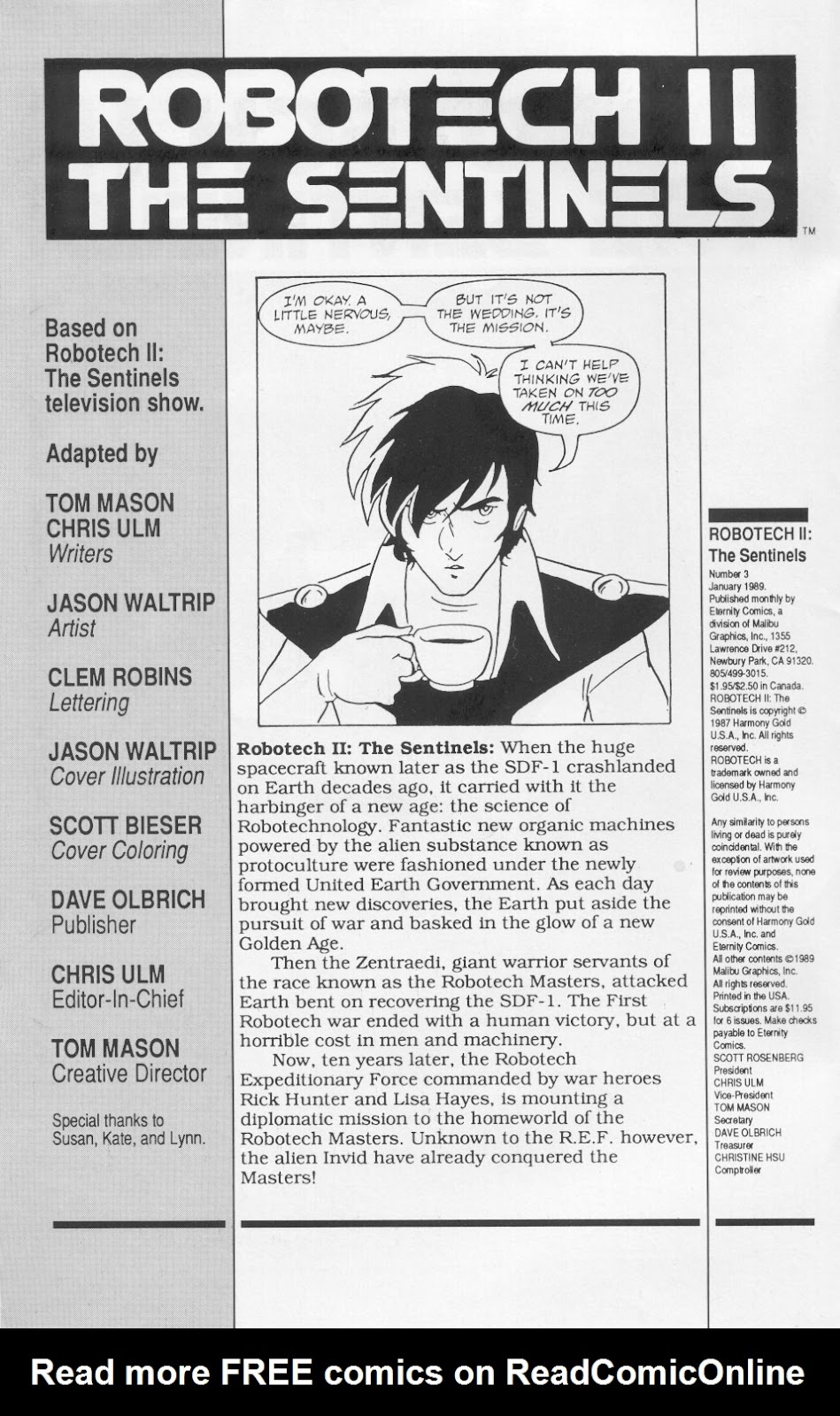 <{ $series->title }} issue Robotech II: The Sentinels Book 1 Issue #3 - Page 2